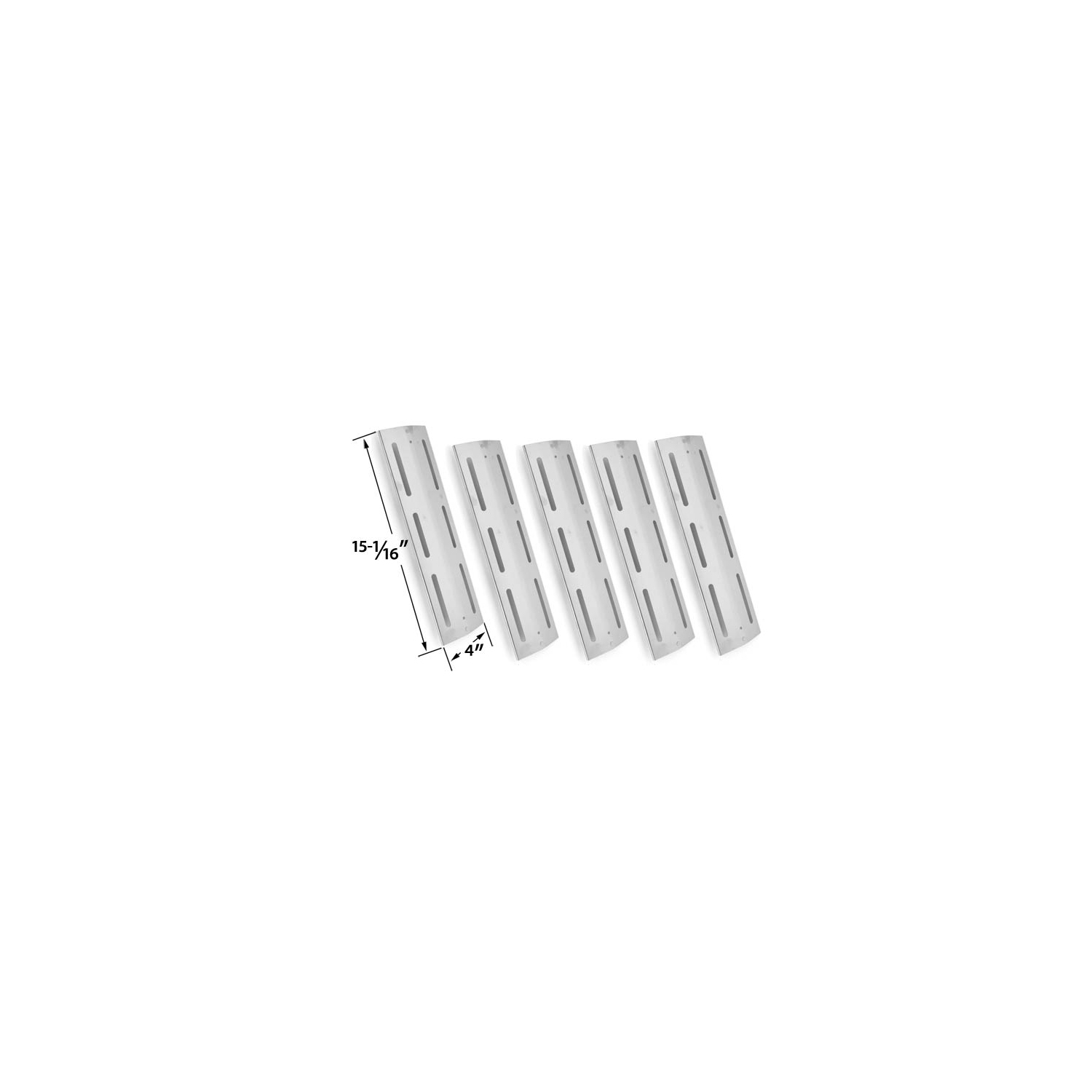 Replacement Heat Plate For 810-7231-W, Pro Series 8300, 810-8300-W, Grill Chef PAT502, FREEDOM 326C, FREEDOM 326X Gas Models-5PK