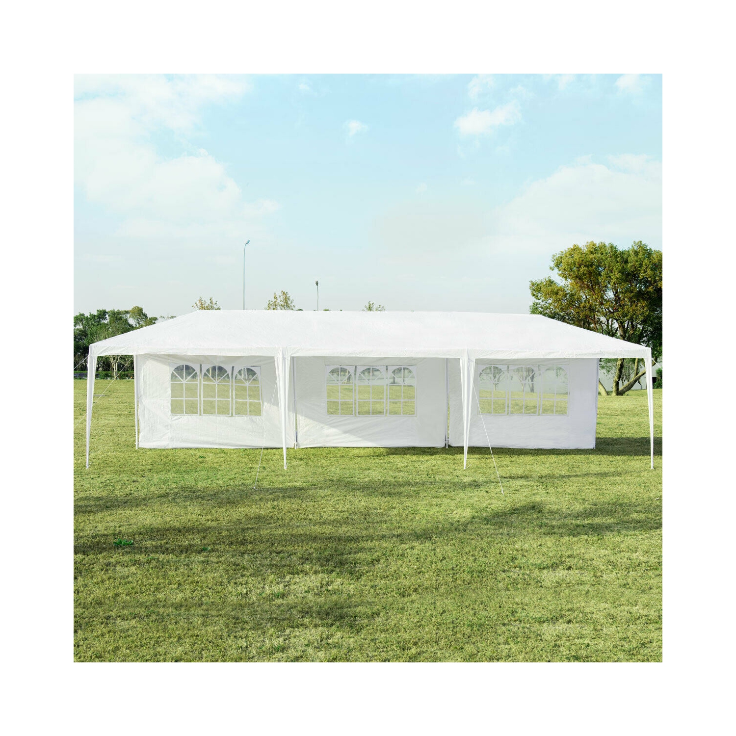 Gymax Gazebo Wedding Canopy Party Pavilion Outdoor 10'x30'