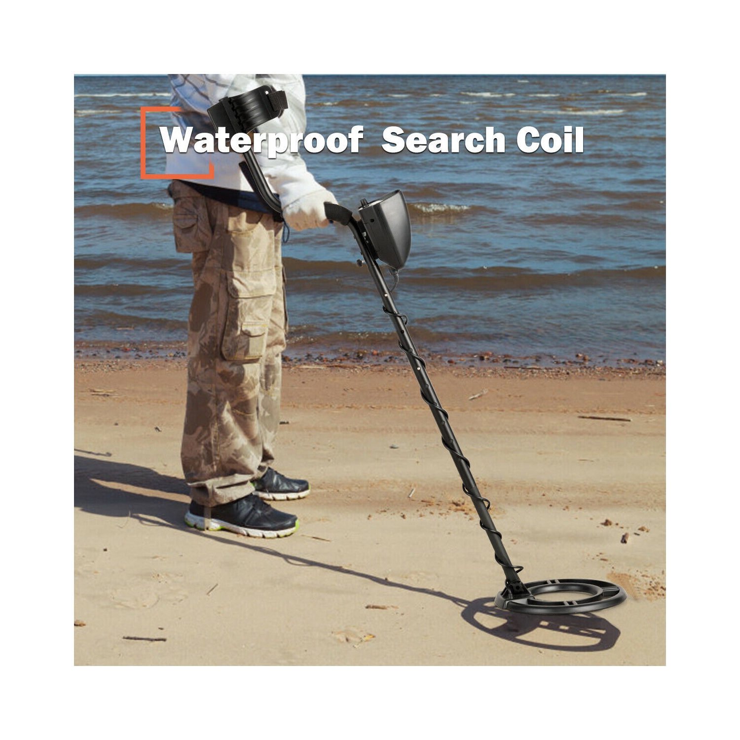 Détecteur de métaux de haute précision Gymax – Étanche, avec kit