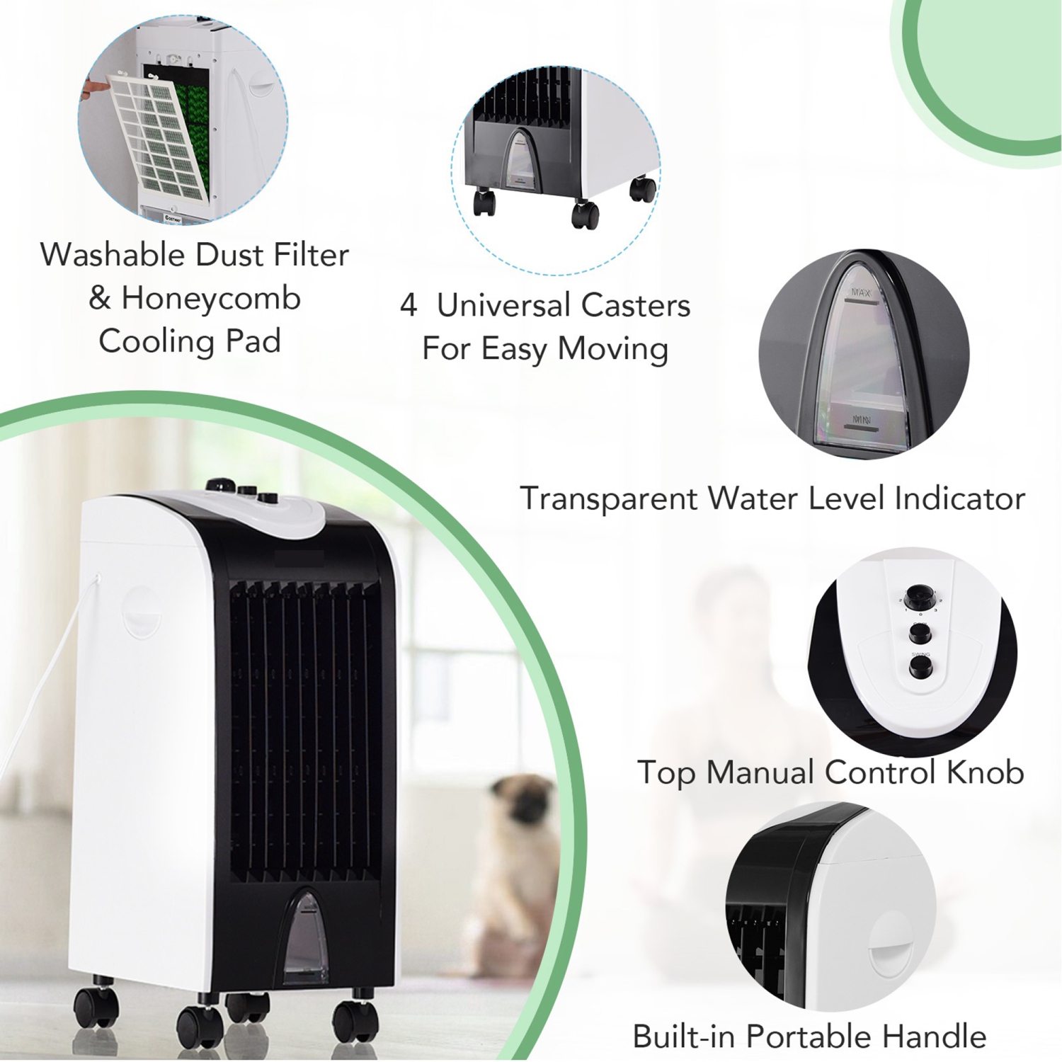 Rafraîchisseur d’air Gymax