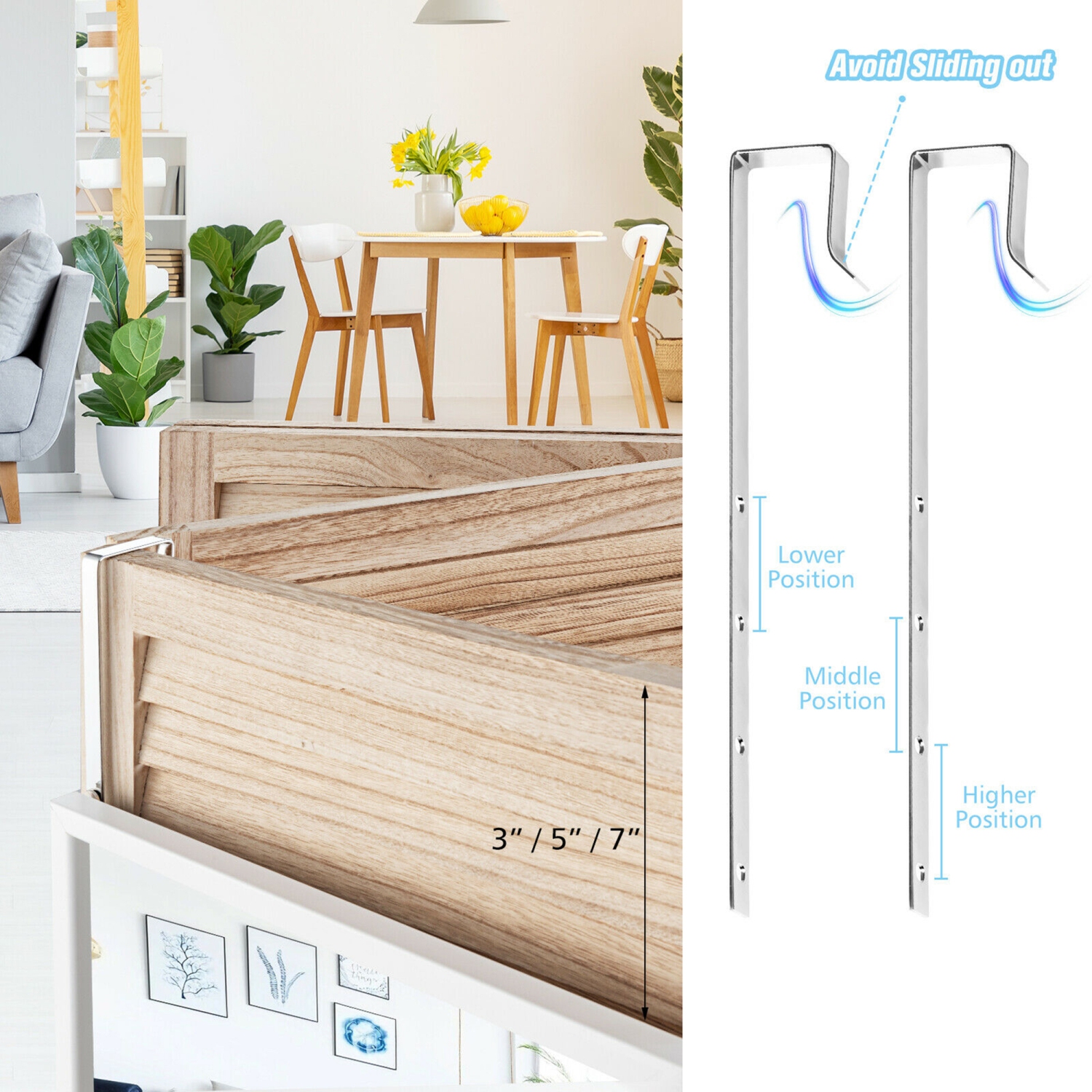 Gymax Door Wall Mounted Mirror Full Length Hanging Mirror Bedroom Bathroom White