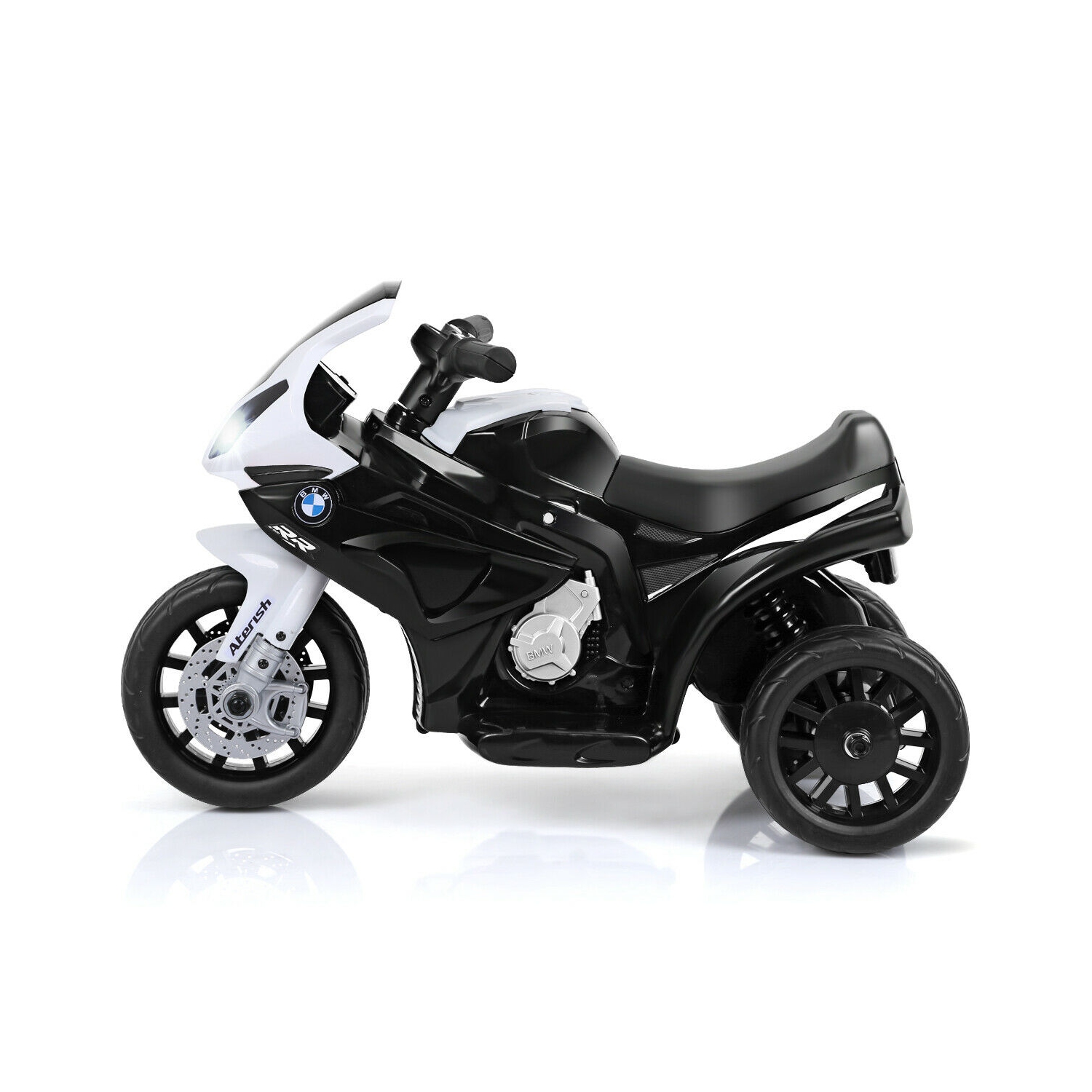 Gymax Kids Ride On Motorcycle BMW Licensed 6V Electric 3 Wheels Bicycle w/ Music&Light
