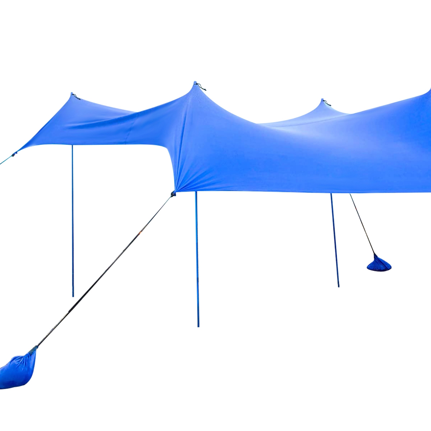 Gymax 10x9 FT Portable Beach Canopy Tent Shelter w/ Sand Anchor Carry Bag