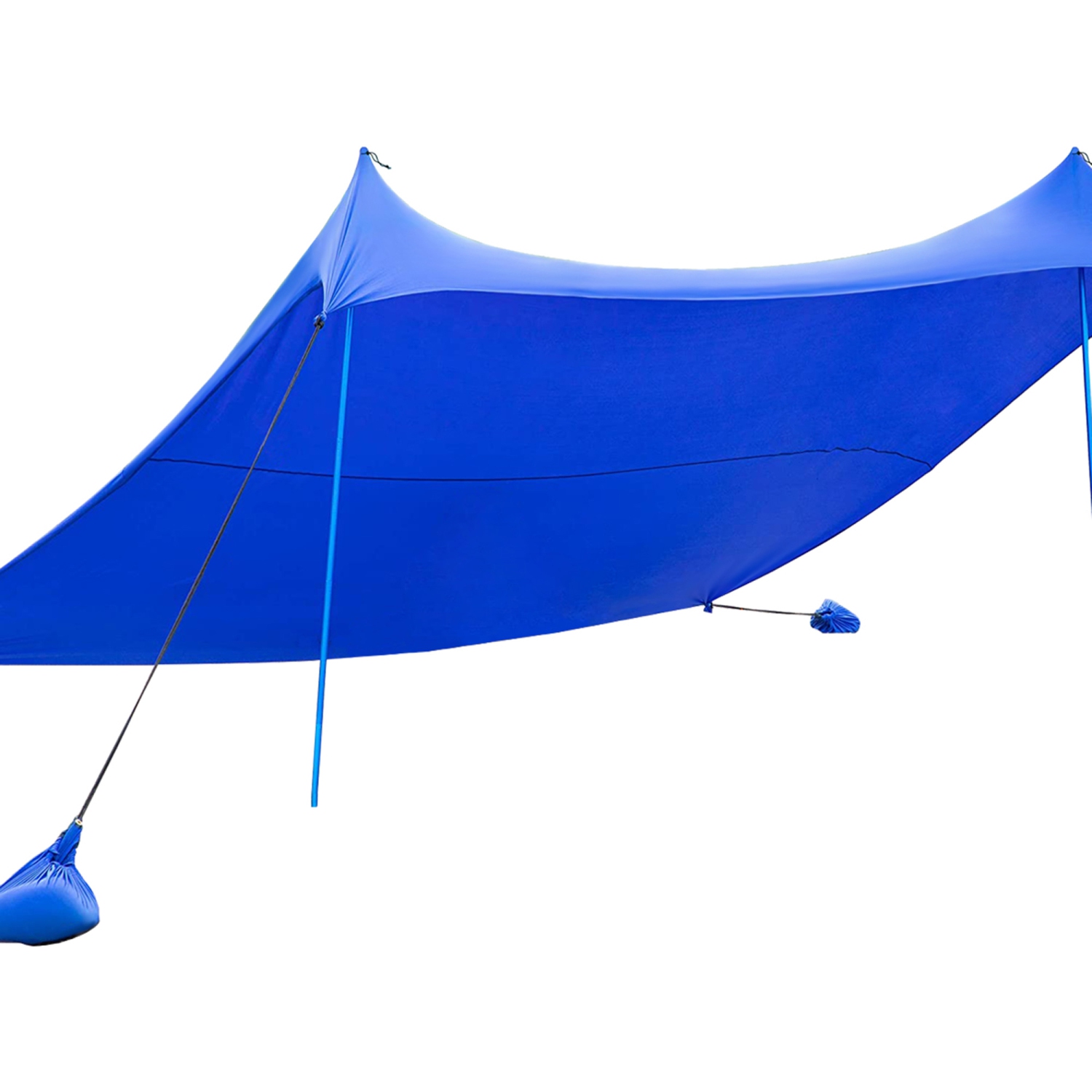 Gymax 10x9 FT Portable Beach Canopy Tent Shelter w/ Sand Anchor Carry Bag