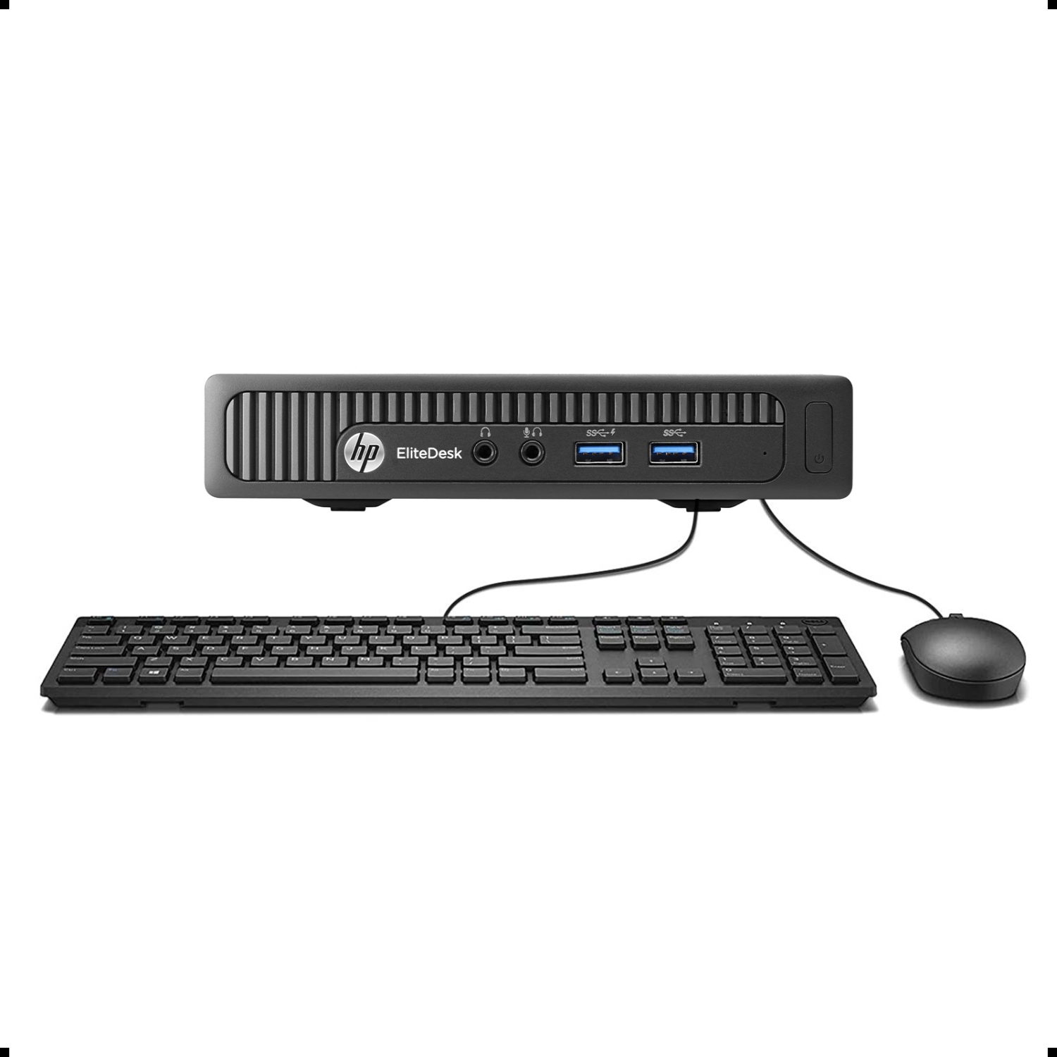 Refurbished (Good) - HP EliteDesk 705 G2 Desktop Mini, AMD A6 PRO-8500B up to 3.0 GHz, 16 GB DDR3L RAM, 500 GB, WiFi, Bluetooth, Windows 10 Pro 64 Bit (EN/FR/ES)