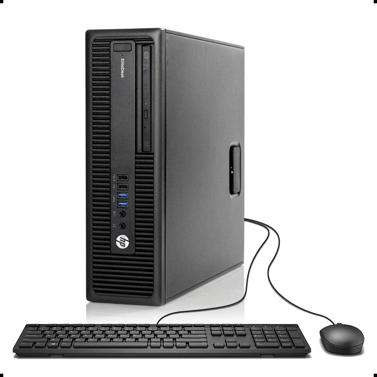 Refurbished (Good) - HP EliteDesk 705 G2 SFF, AMD A4 PRO-8350B up to 3.9 GHz, 16 GB DDR3L RAM, 512 GB SSD, WiFi, Bluetooth, Windows 10 Pro 64 Bit (EN/FR/ES)