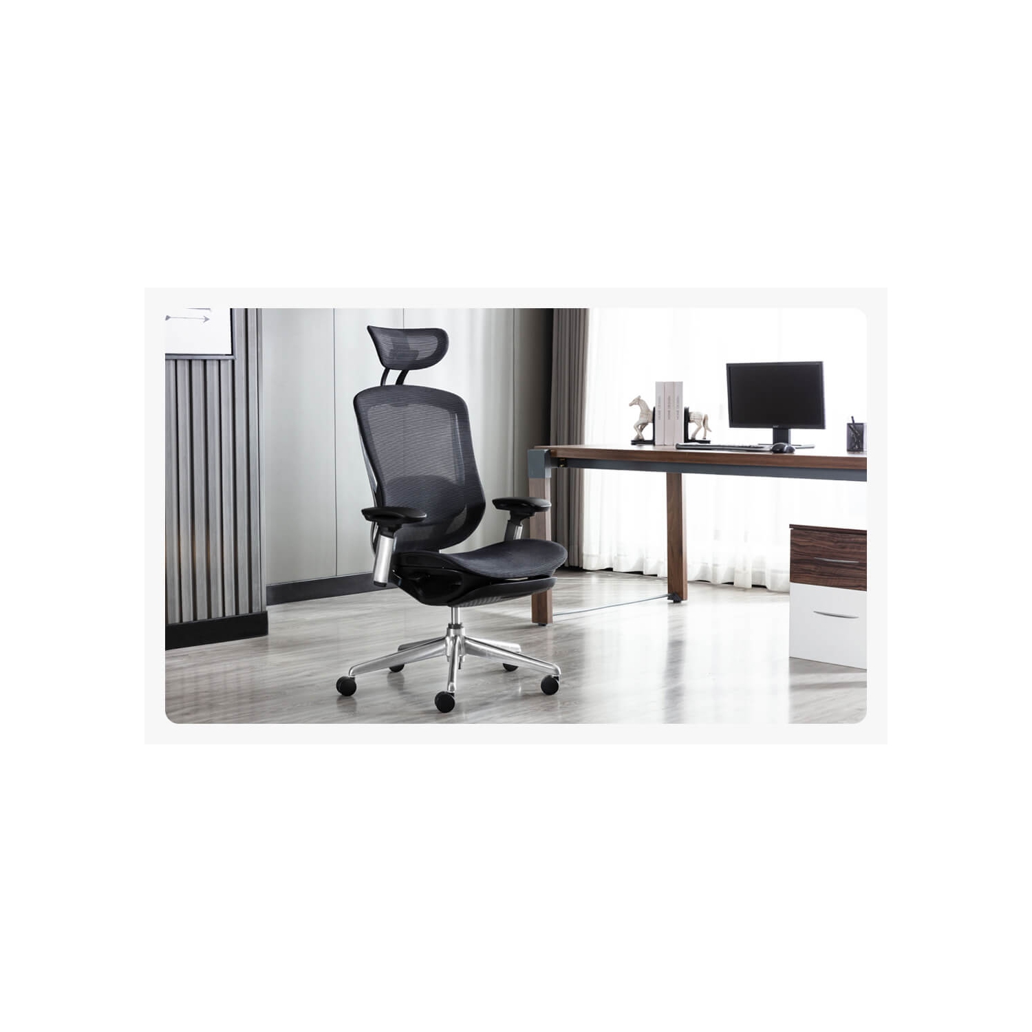 CeliniChair Heavy-Duty Executive Home Office Chair Ergonomic Desk Chair with Lumbar Support 4D Armrest Adjustable Task Chair