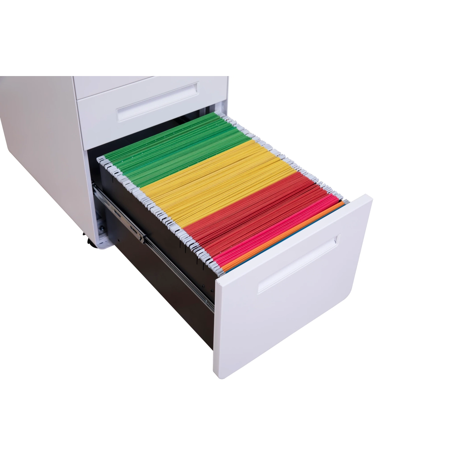 EFFYDESK ModernCabinet - Best Minimalist Heavy-Duty Filing Cabinet with Lockable Drawers and Rolling Casters - Mobile File Cabinet for Home Office