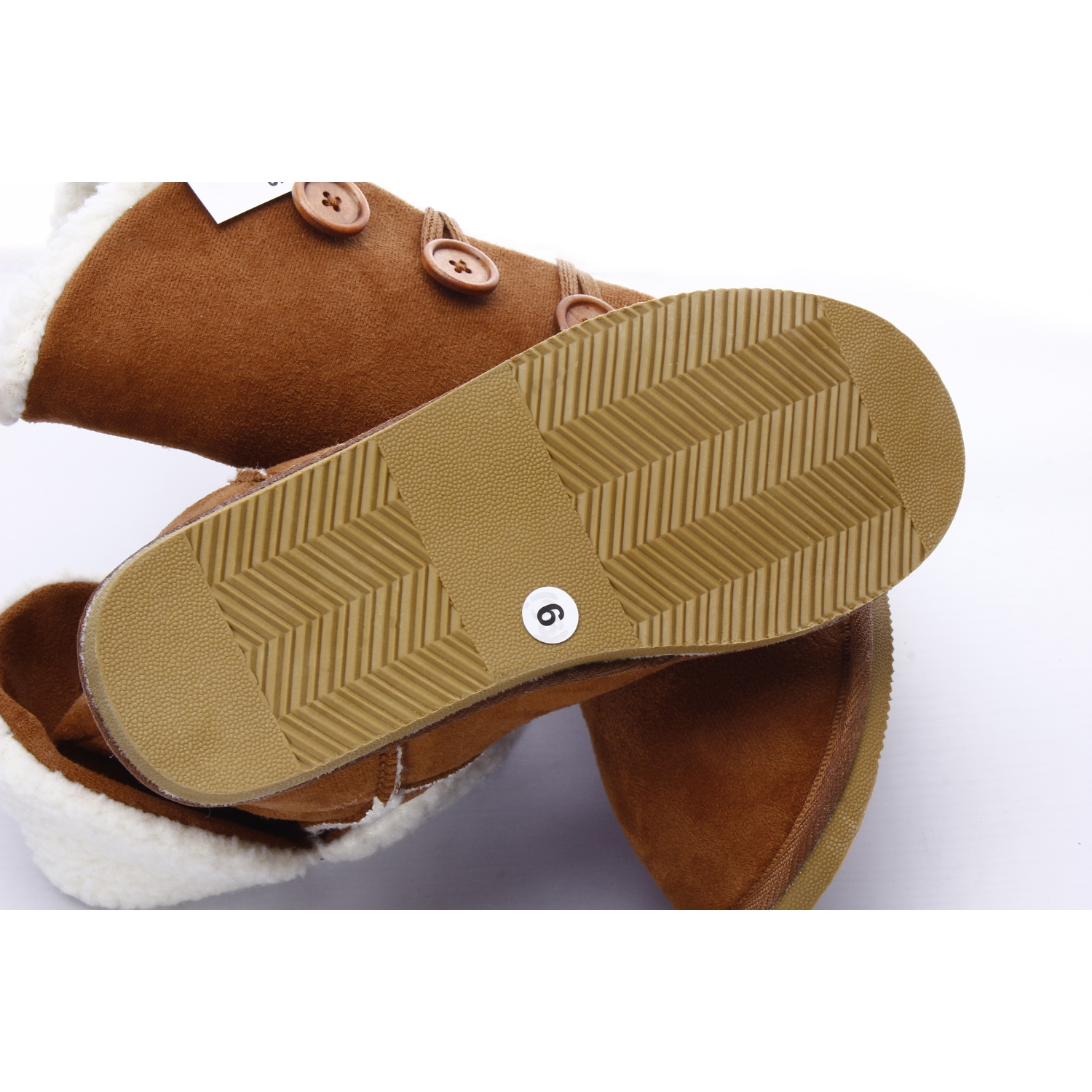 Bottes d'hiver Stimula Lifestyle Comfy pour femmes, chaude et douillette taille 5 – suède chameau