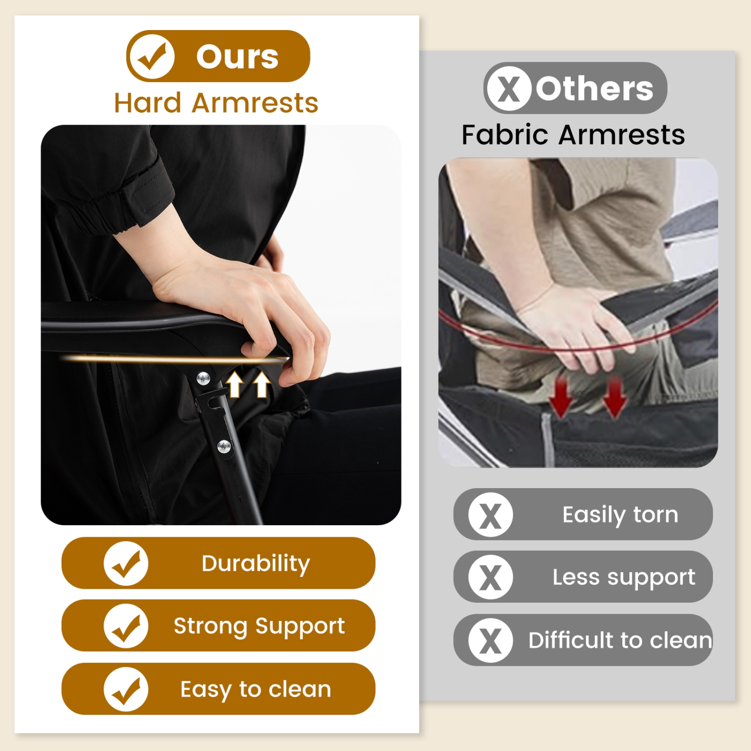 Gymax Set of 2 Padded Folding Rocking Chairs Patio Garden Yard Camping Red/Blue