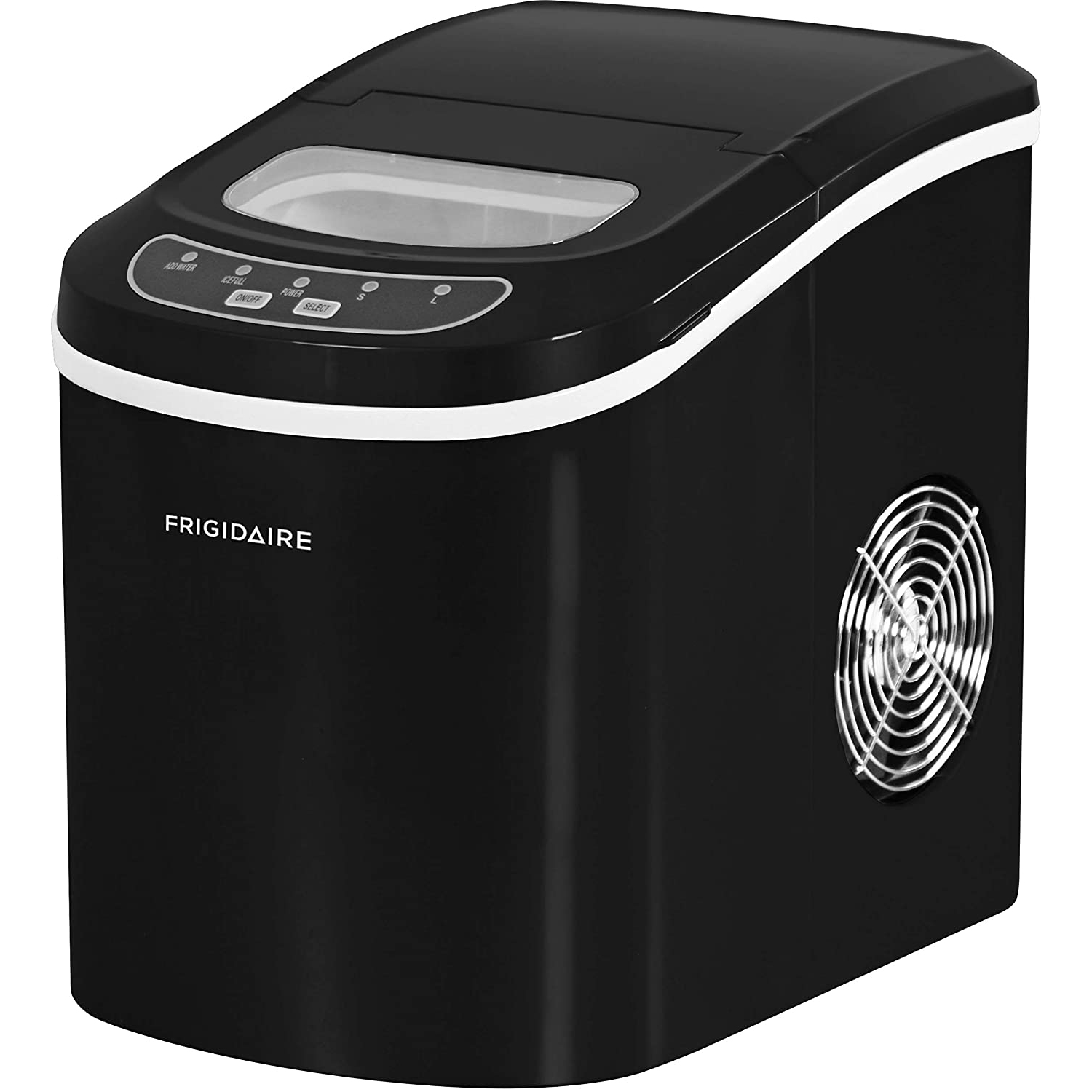 Frigidaire EFIC101 Portable Compact Countertop 26LB Ice Maker - Black