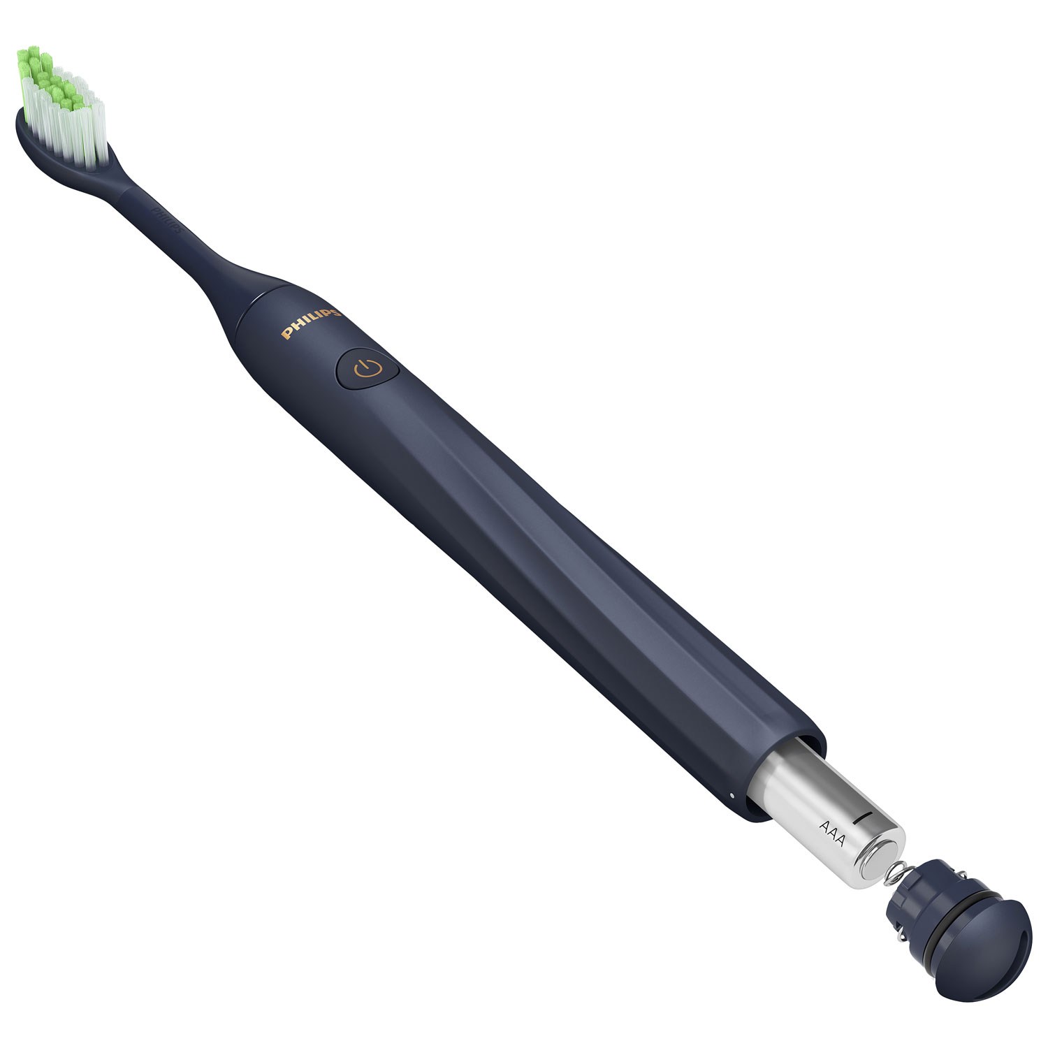 Brosse à dents à piles Philips One de Sonicare - Bleu minuit