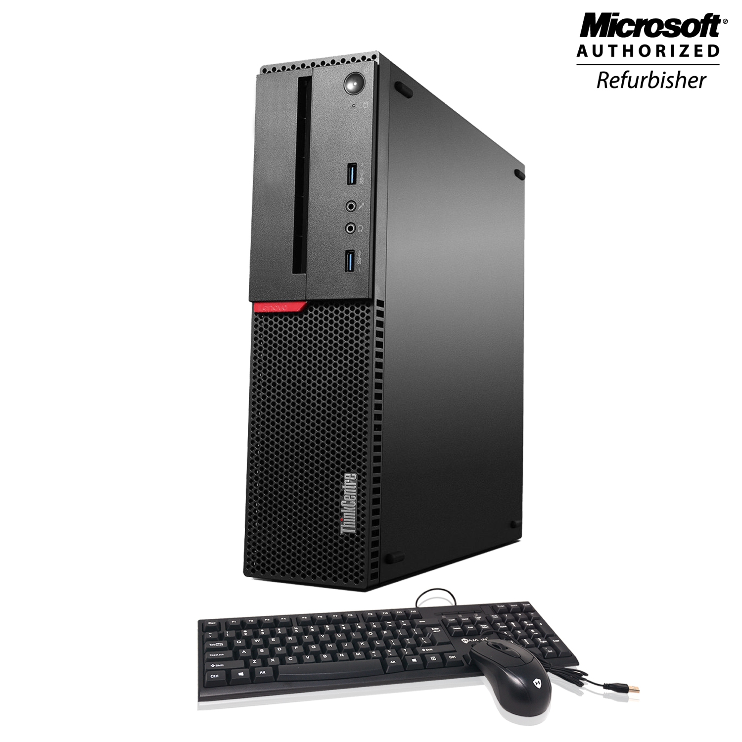 Refurbished (Good) - Lenovo ThinkCentre M800 SFF Desktop Computer PC | Intel Core i5-6500 @ 3.2GHz 16GB DDR4 RAM 256GB SSD | Windows10 Home WiFi HDMI Adapter