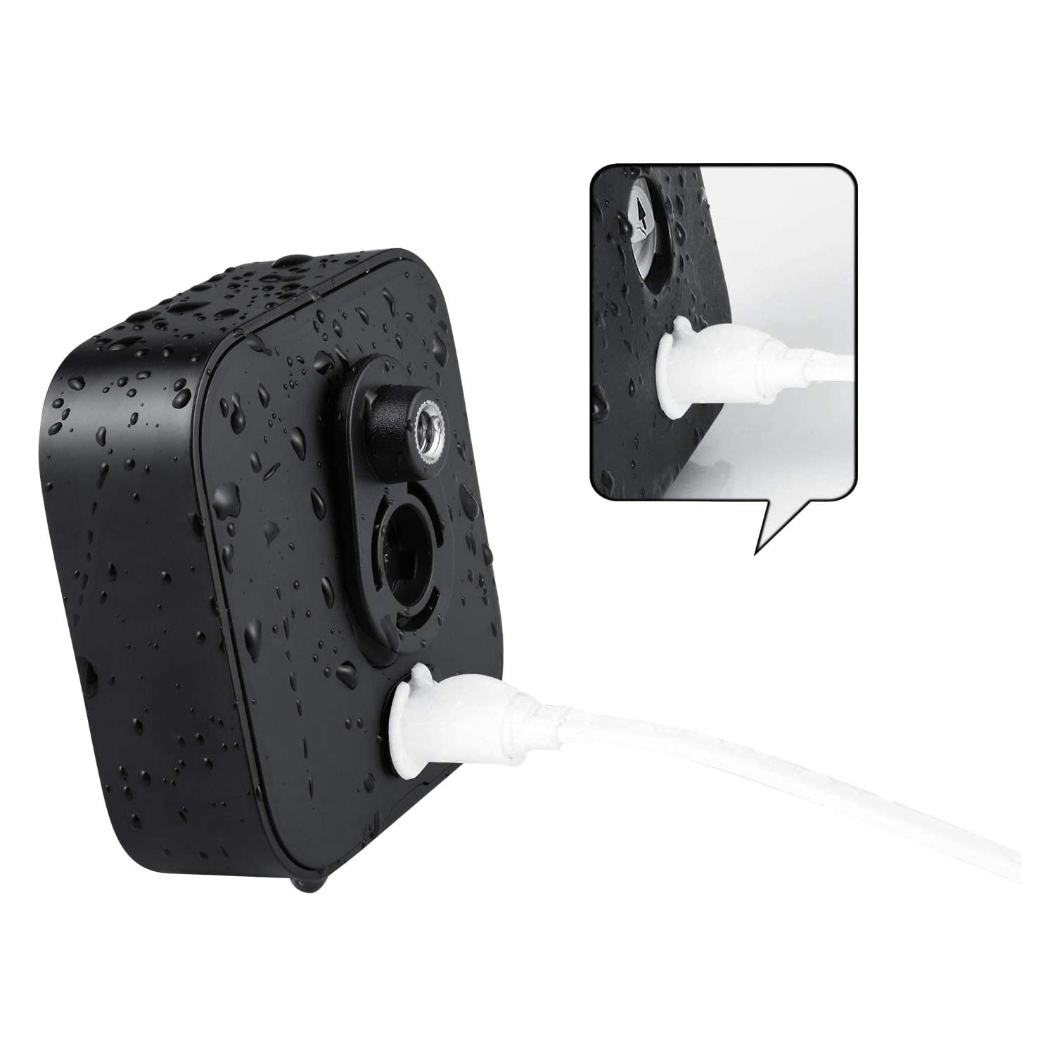 Wasserstein Solar Panel with Internal Battery for Blink Outdoor, Blink XT and Blink XT2 Outdoor Camera