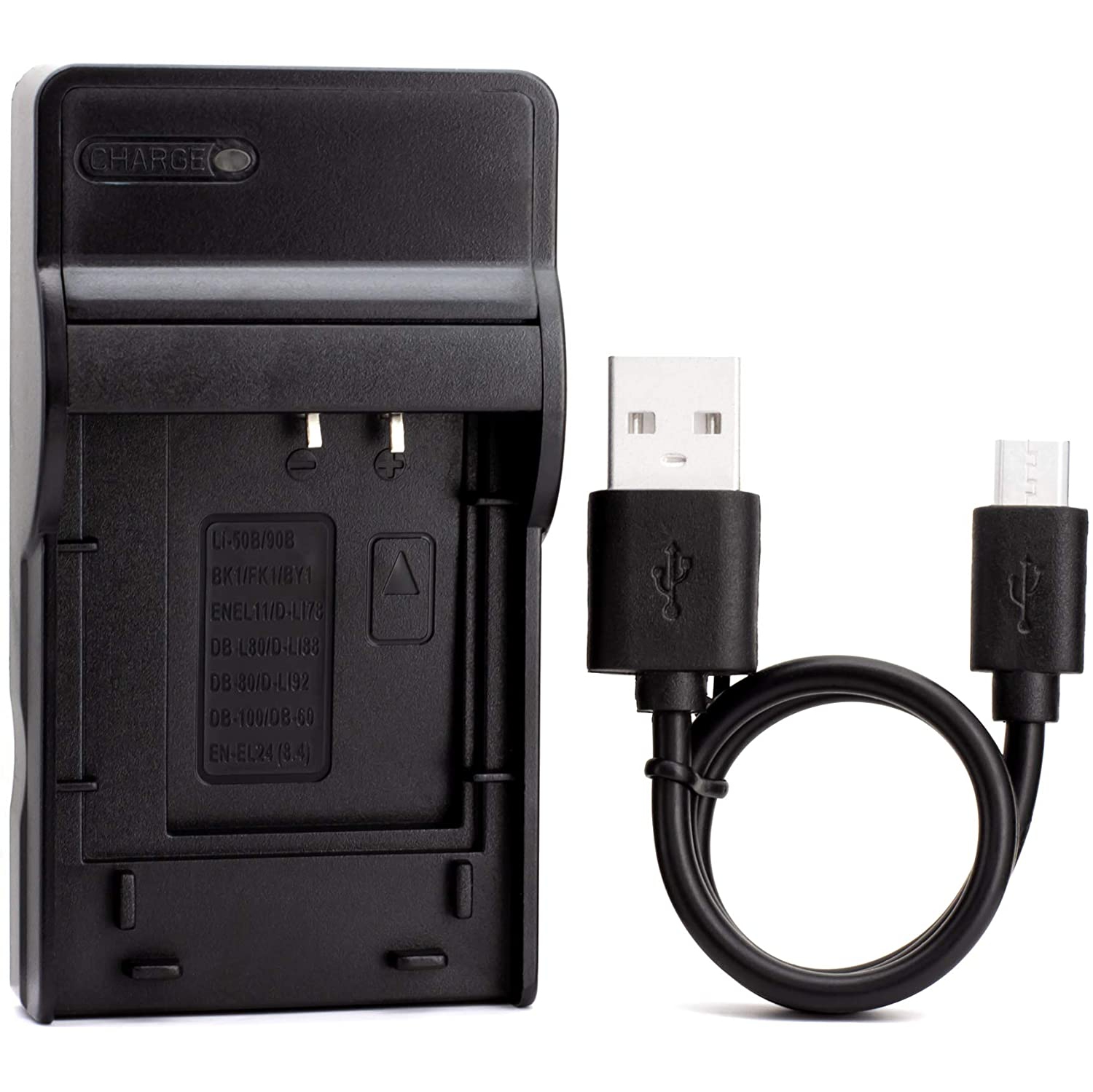 NP_BK1 USB Charger for Sony Cyber_shot DSC_S750, DSC_S780, DSC_S950, DSC_S980, DSC_W180, DSC_W190, DSC_W370, MHS_PM5, Webbie HD,