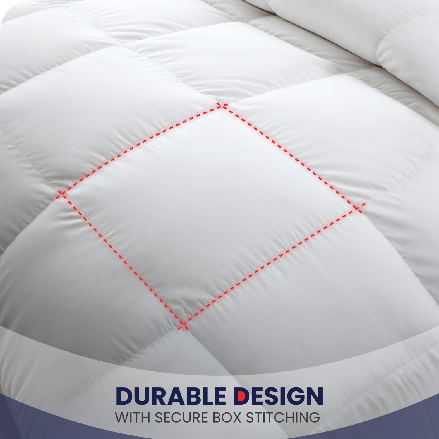 Housse de douillette en microfibre de lin canadien, 66 x 90&nbsp;po, légère et perméable à l'air, cousue à carreaux, douce et confortable, lavable