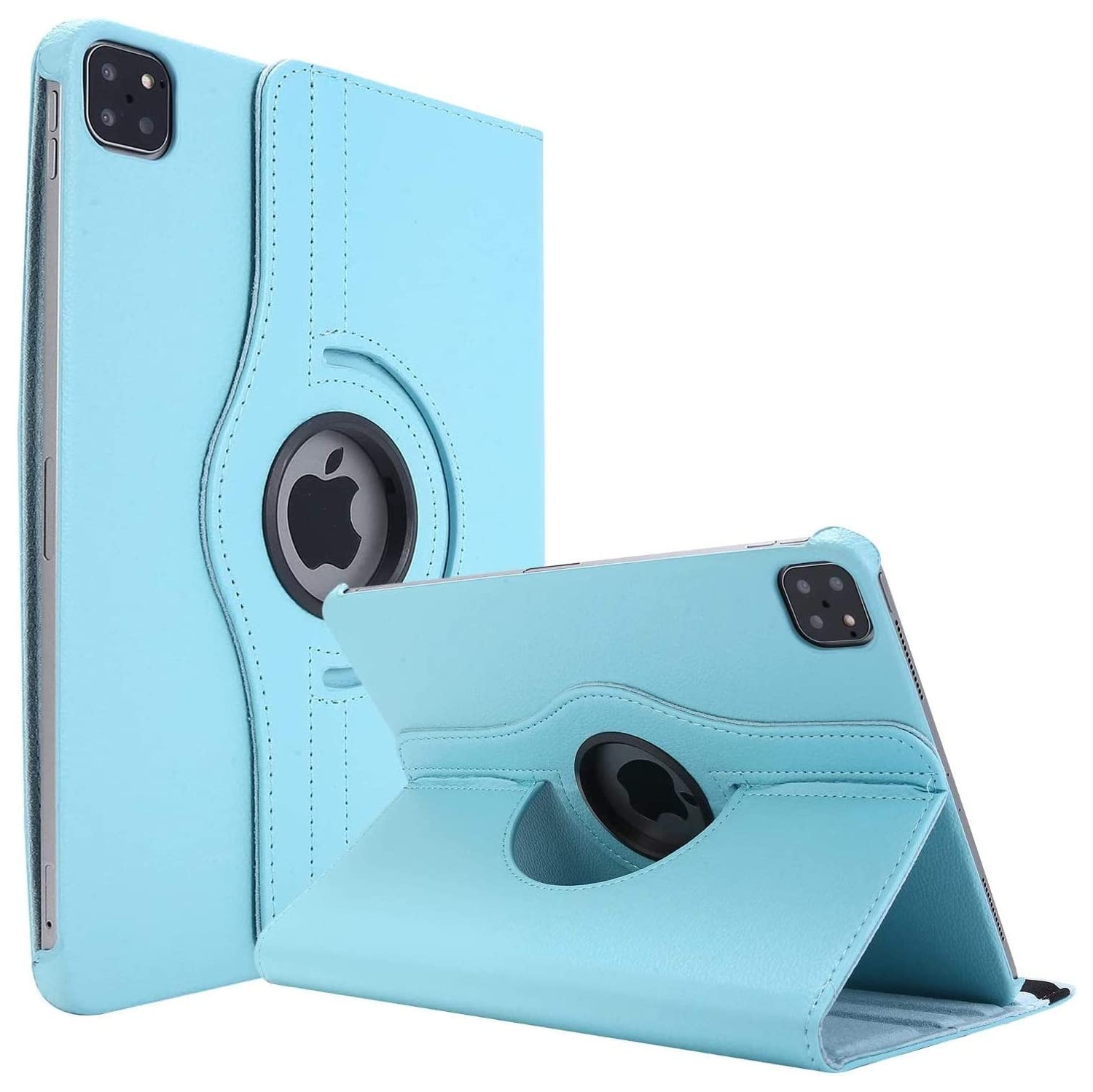 Étui KEEGUARD [rotatif] pour iPad Air 4/5/Pro 11 po (2022/2021/2020/2018), support 360 degrés [veille automatique/réveil] Étui folio Smart Cover en