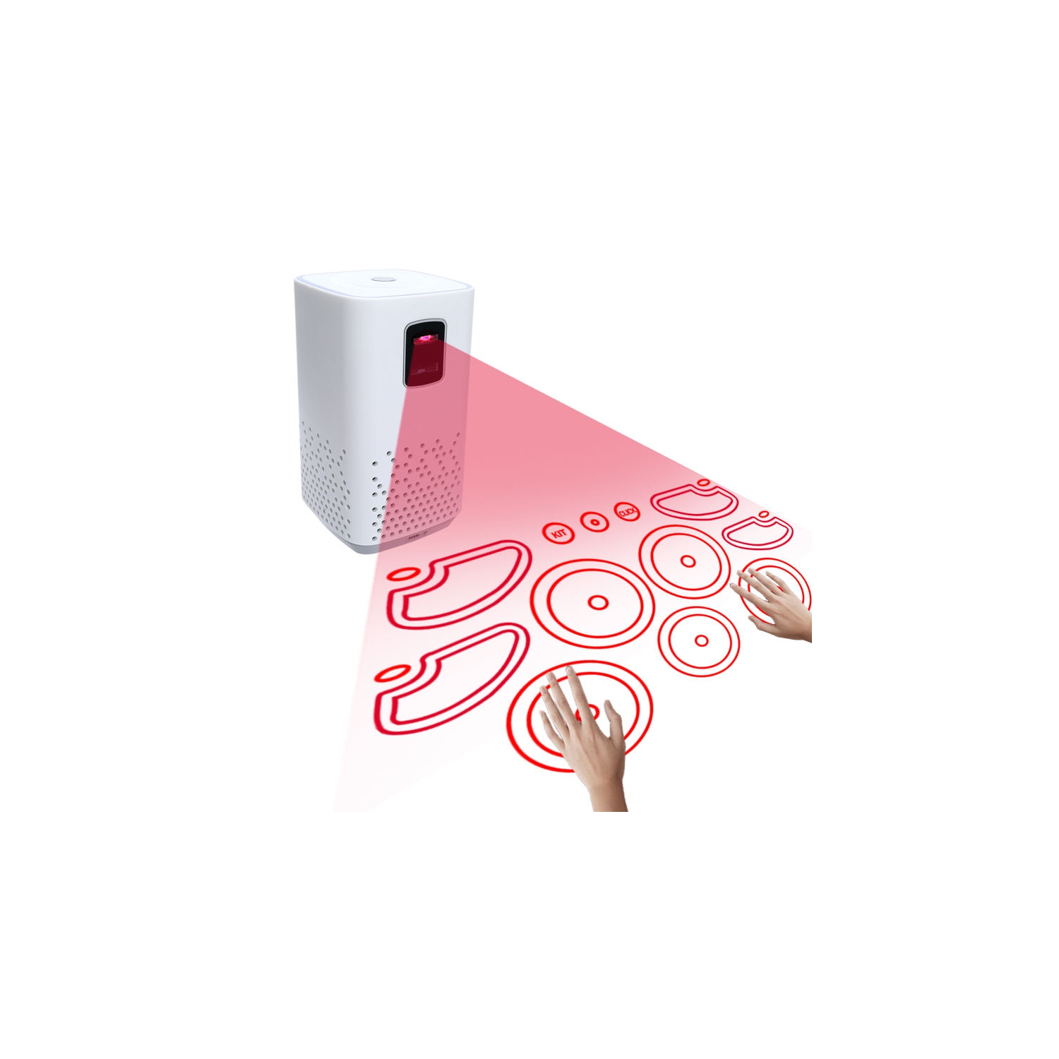 NEW VERSION 2026 Laser virtual Drum kit keyboard electronic projected Jazz Drum set Gadget