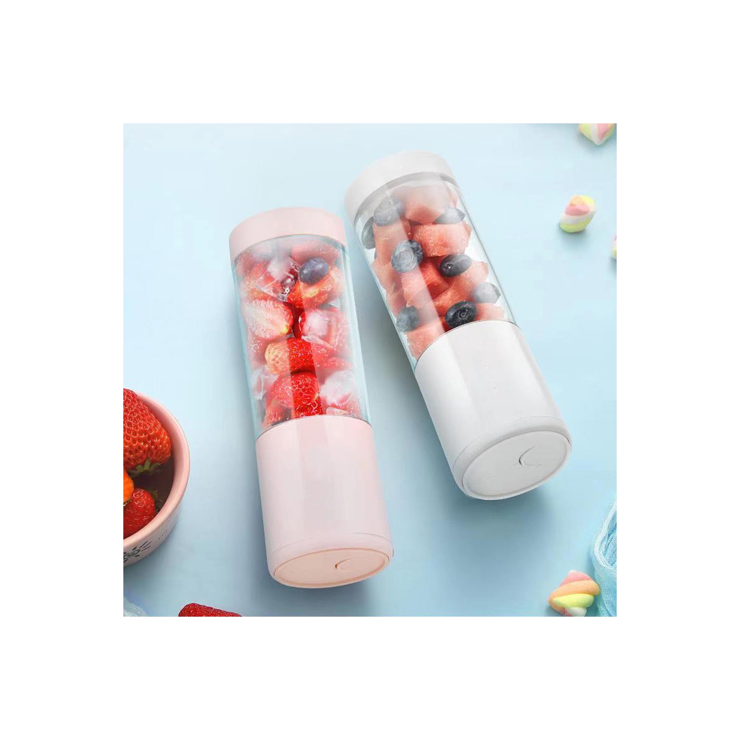 Electric Blender Cup Fruit Juice Mixer Portable Lightweight Water Bottle - axGear