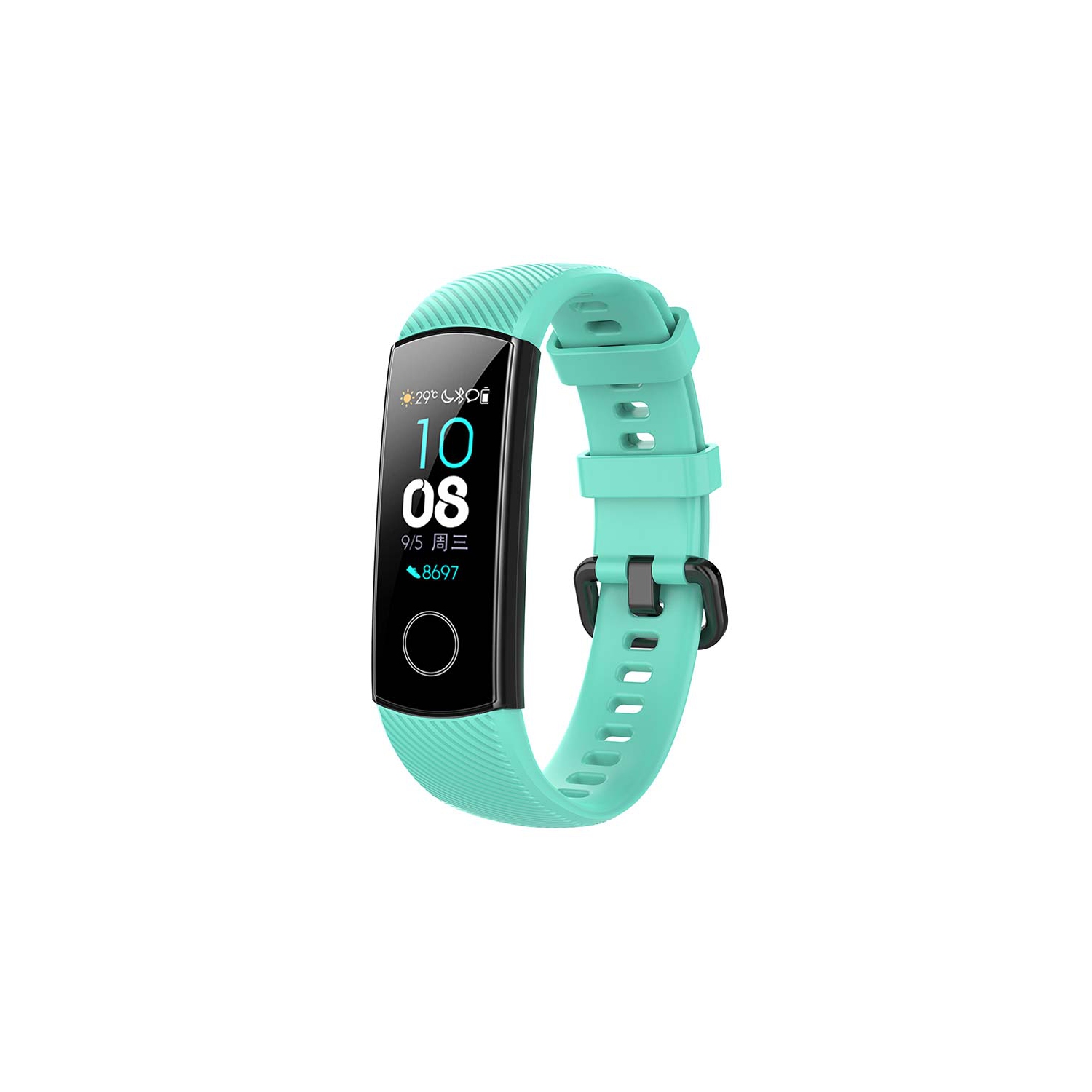 StrapsCo Silicone Rubber Watch Band Strap for Huawei Honor Band 4 - Mint