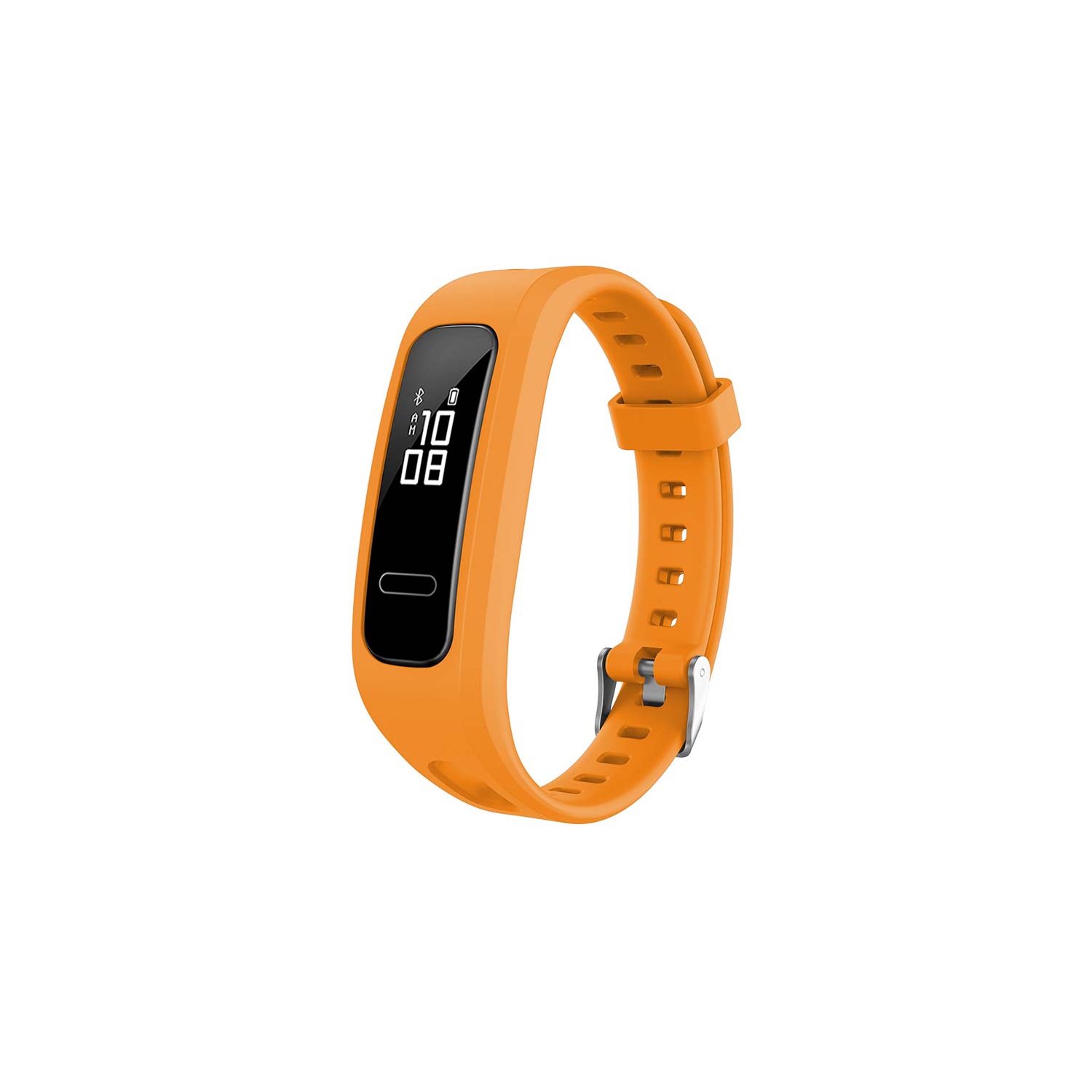 StrapsCo Silicone Rubber Watch Band Strap for Huawei Honor Band 4 Running Edition / 4e / 3e - Orange