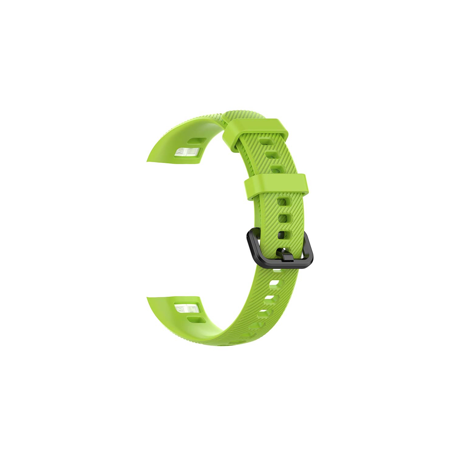 StrapsCo Bracelet de Montre en Caoutchouc de Silicone pour Huawei Honor Band 4 - Vert Citron