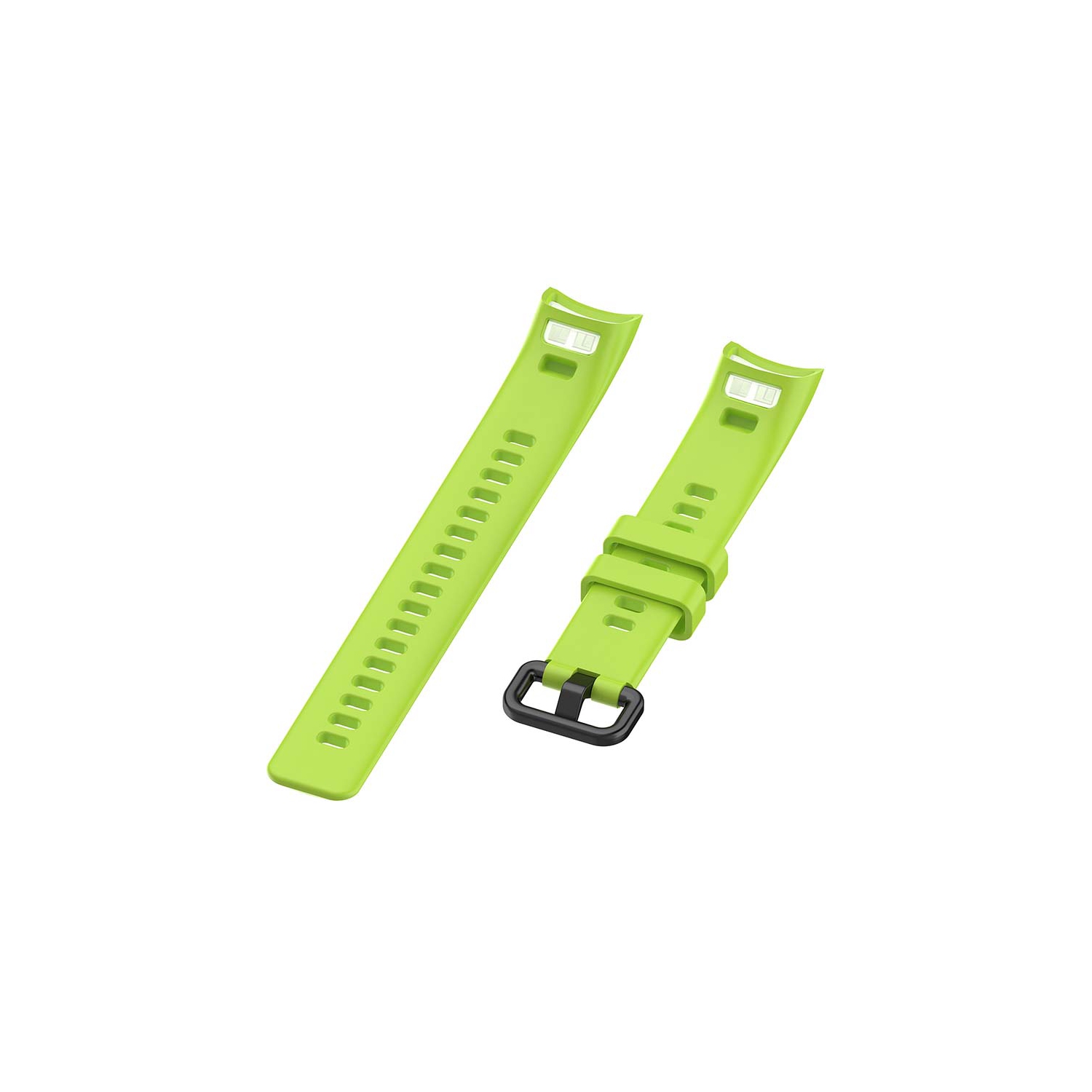 StrapsCo Bracelet de Montre en Caoutchouc de Silicone pour Huawei Honor Band 4 - Vert Citron