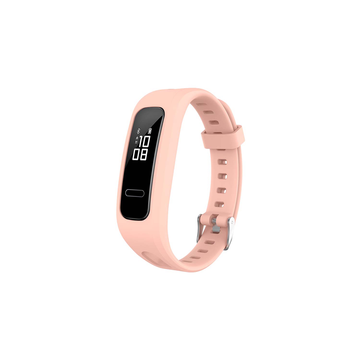 StrapsCo Silicone Rubber Watch Band Strap for Huawei Honor Band 4 Running Edition / 4e / 3e - Pink