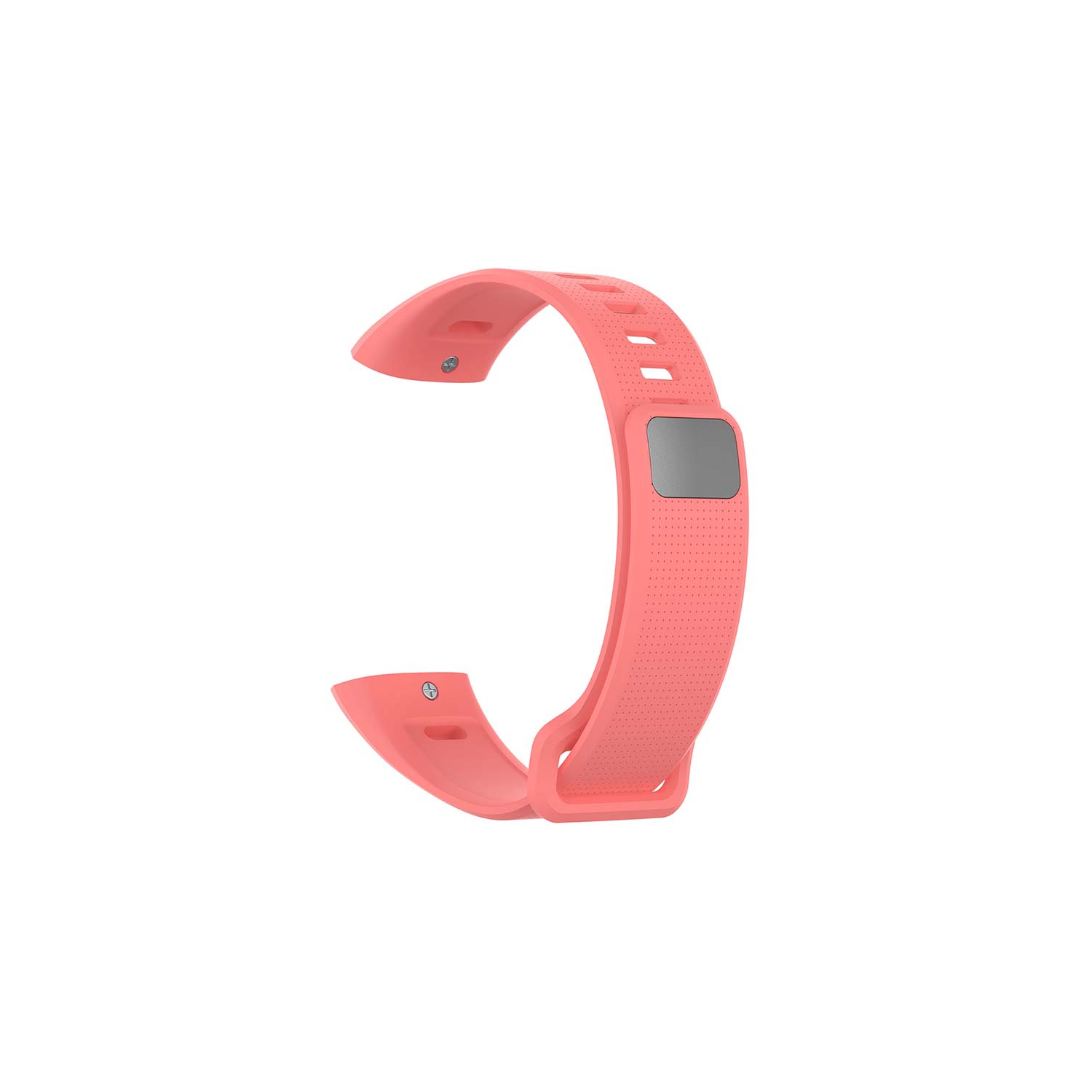 StrapsCo Silicone Rubber Watch Band Strap for Huawei Band 2 - Coral