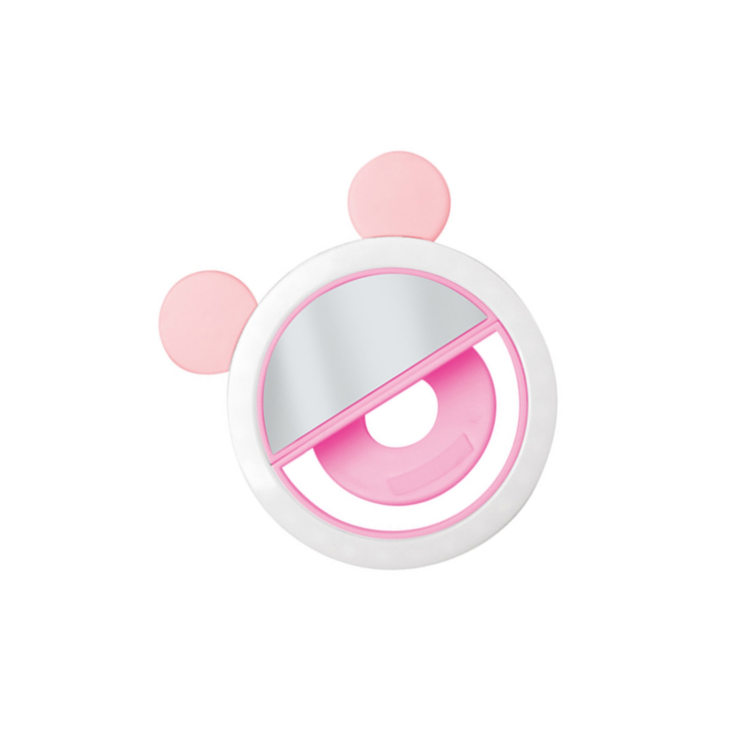 Miroirs de maquillage portatifs Selfie Ring LED Circle Clip-on Fill Light - axGear