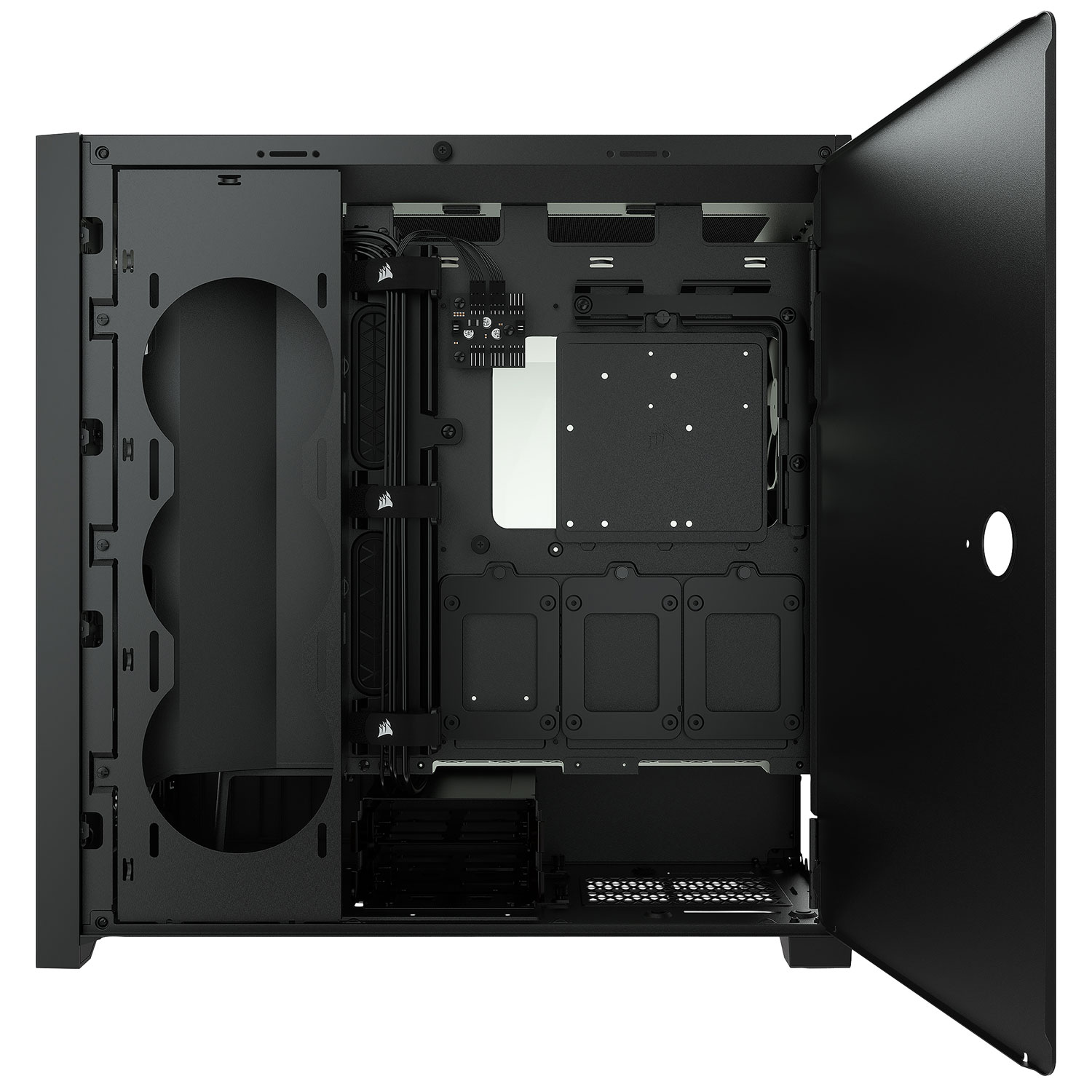 Tour d'ordinateur mi-haute ATX 5000D Airflow de Corsair - Noir