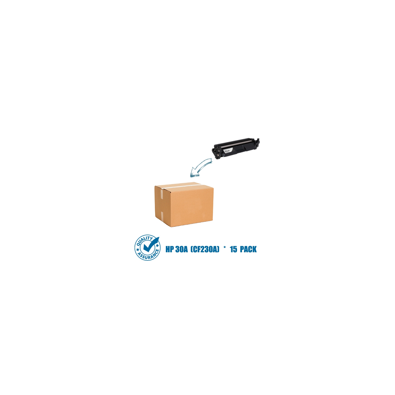 Printer Pro™ Compatible Replacement for 15 Packs HP 30A/HP30A/hp30a/30a/cf230/ Black Toner Cartridge for HP Printer M203dn M203dw M227fdn M227sdn