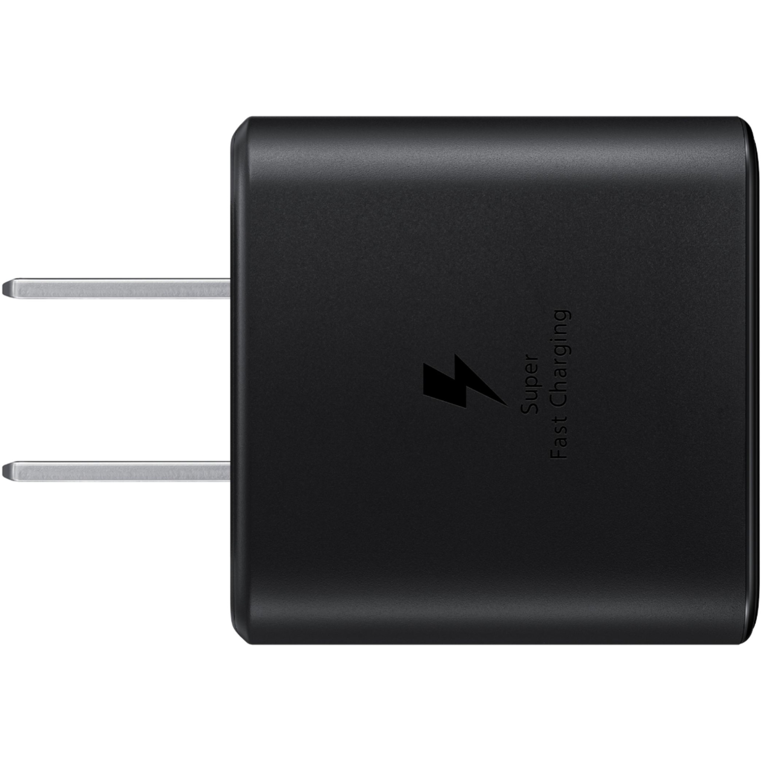 Adaptateur de chargeur mural USB-C PD Super Fast Charging PPS de 45 W + câble de type C de 1 m pour Galaxy S10 S20 Note 10 20 Ultra de Samsung - Noir