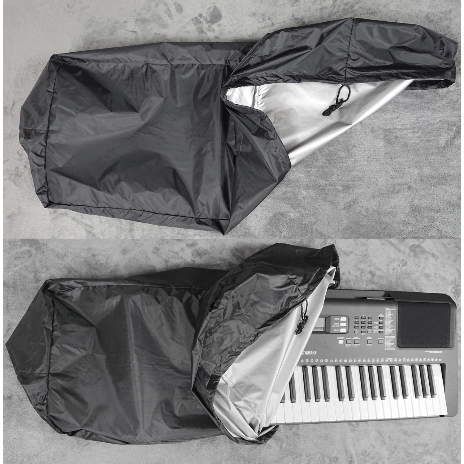 Pare-poussière à cordon DC61s de Boost Industries pour claviers à 61 touches/pianos numériques