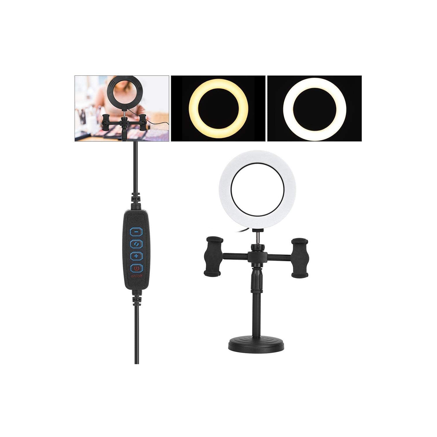 Téléphone portable Live Circle Fill Light Stable Portable Selfie Ring Light - axGear