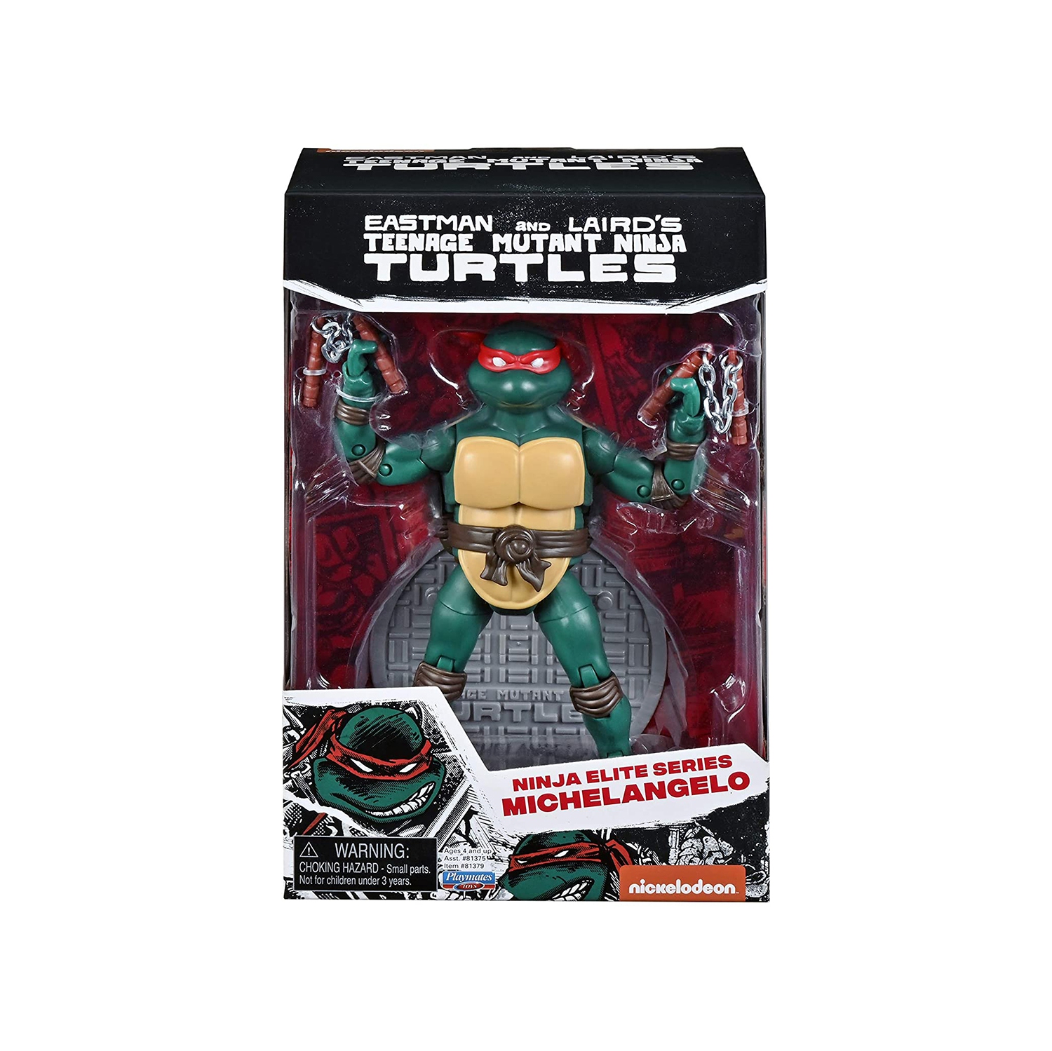 Teenage Mutant Ninja Turtles Original Comic Book 6 Inch Action Figure Ninja Elite Series 1 - Michelangelo