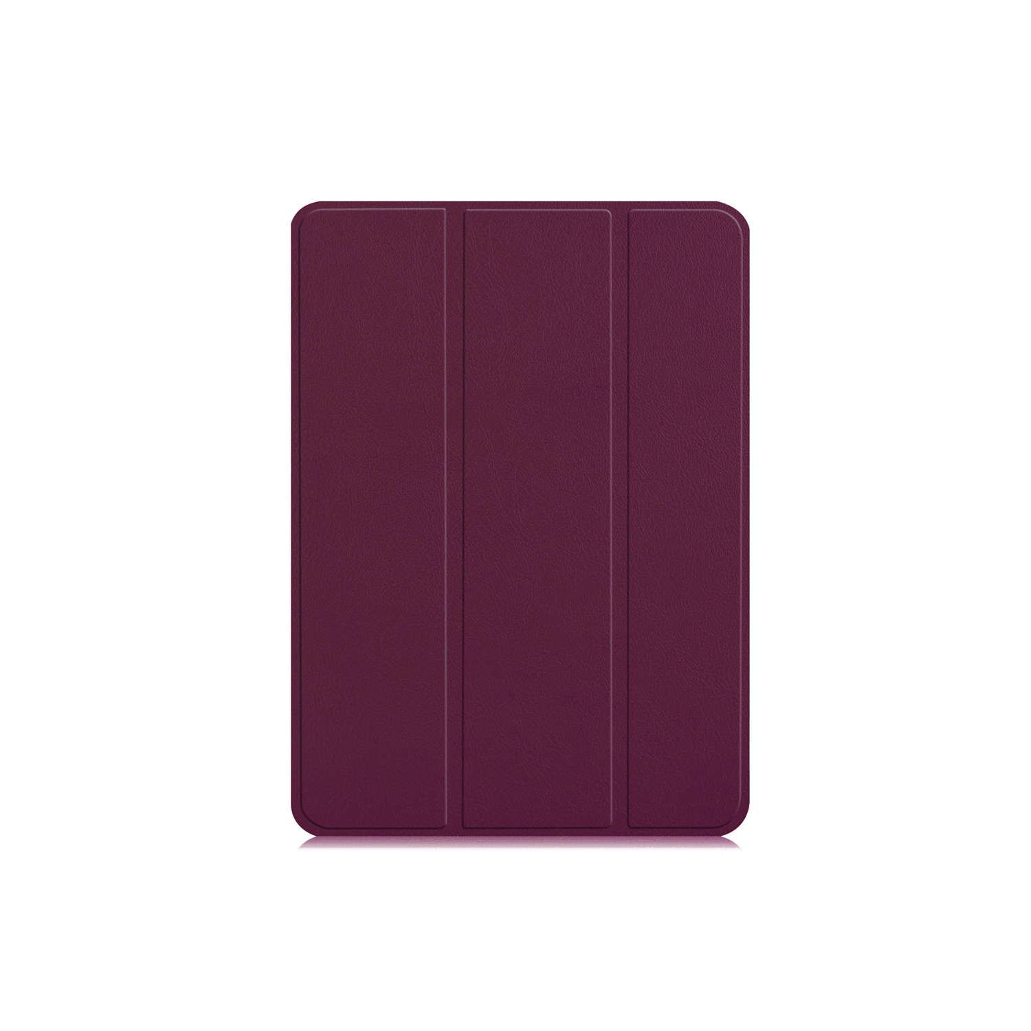 PANDACO Wine Leather Folio Case with Smart Cover for iPad Air 10.9-inch