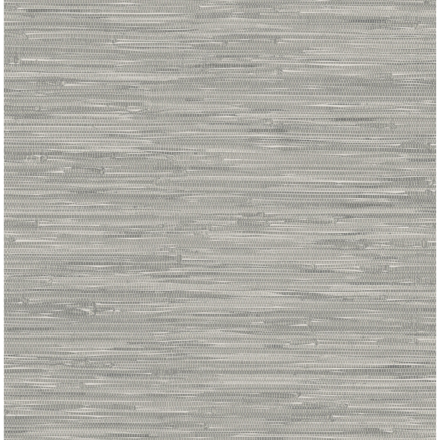Papier peint autocollant Grasscloth de NuWallpaper - Gris