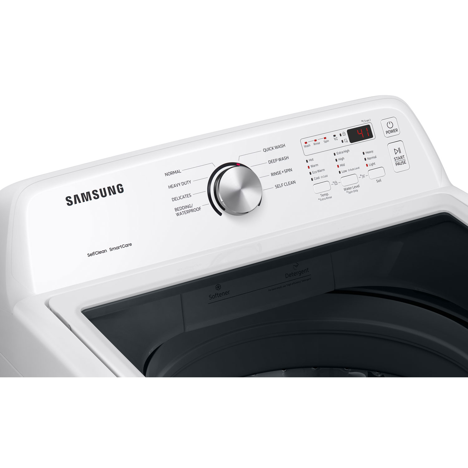 Samsung 5.0 Cu. Ft. Agitator Top Load Washer - White