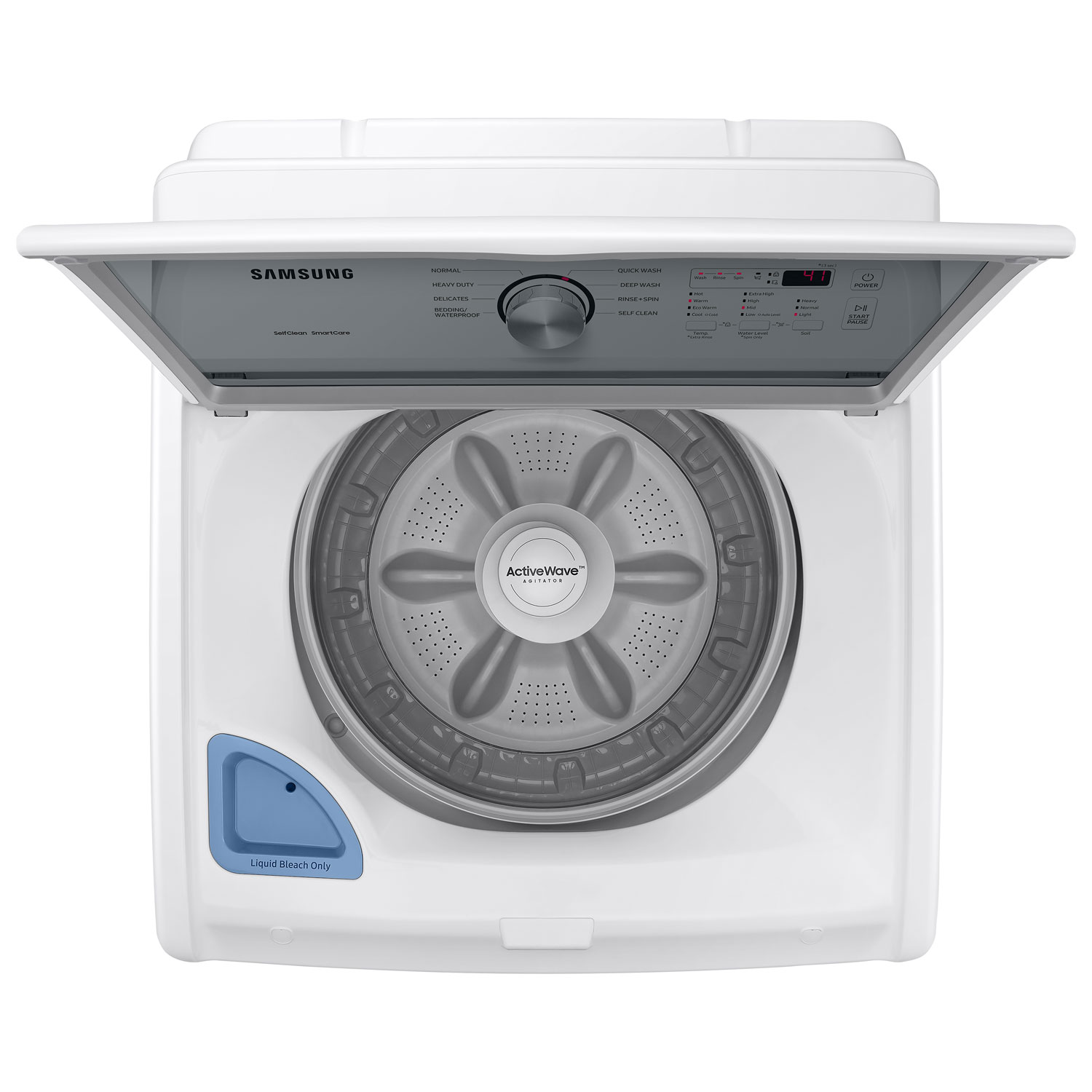 Samsung 5.0 Cu. Ft. Agitator Top Load Washer - White