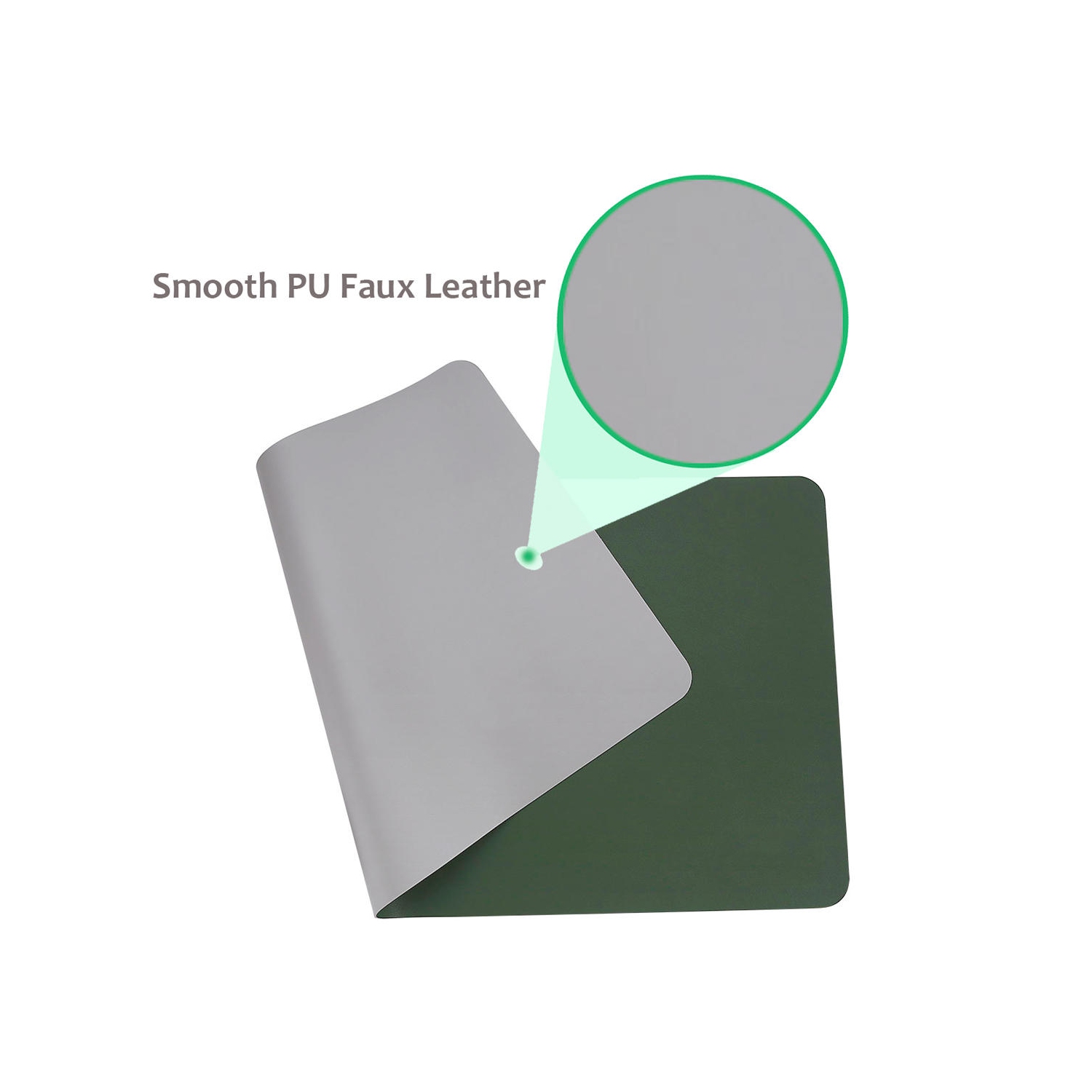 Dual-Sided Extended Mouse Pad Desk Pad Writing Mat, 900mm x 450mm, PU Material