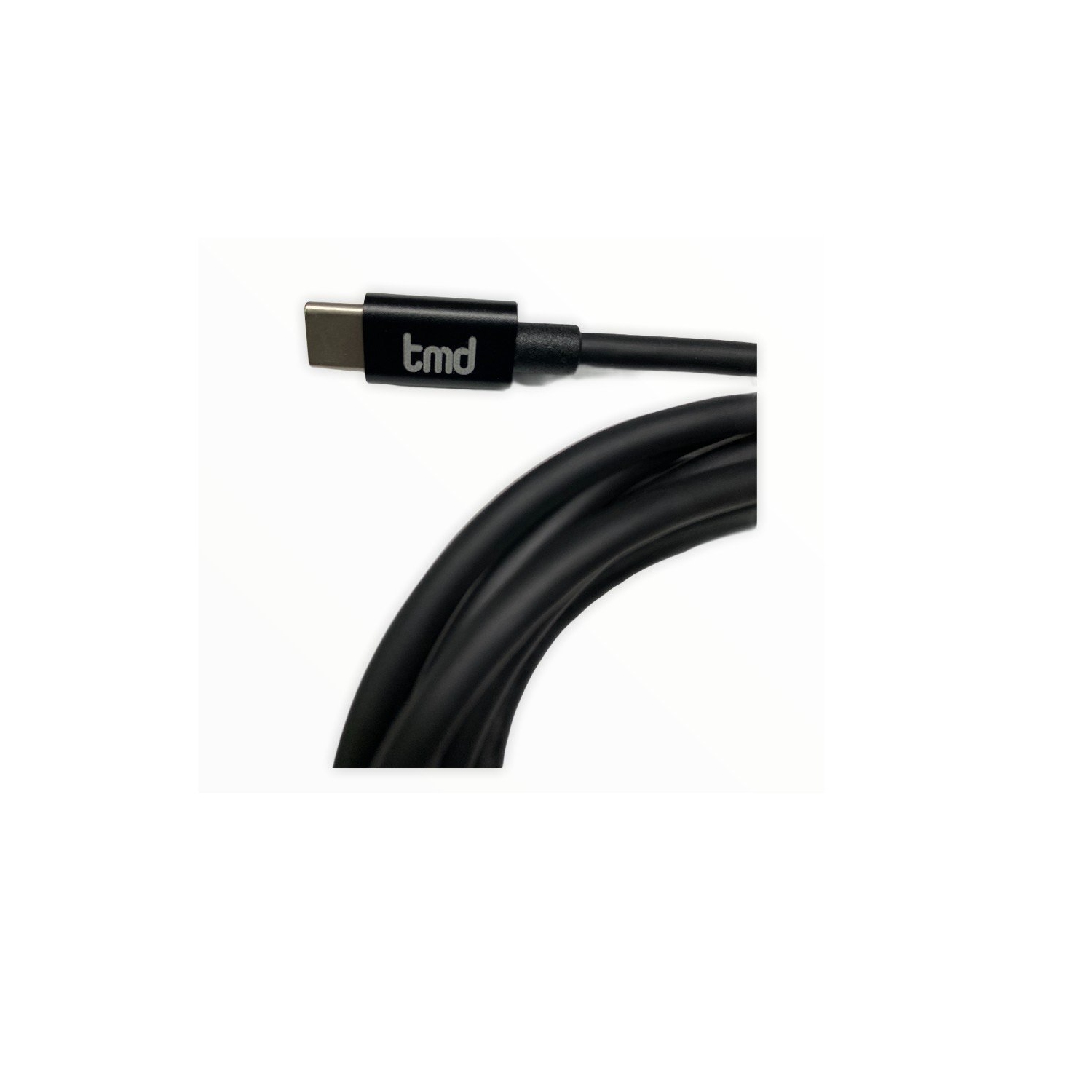 Câble de chargement USB-C à USB-C de 100 W de 2 m de tmd - Noir