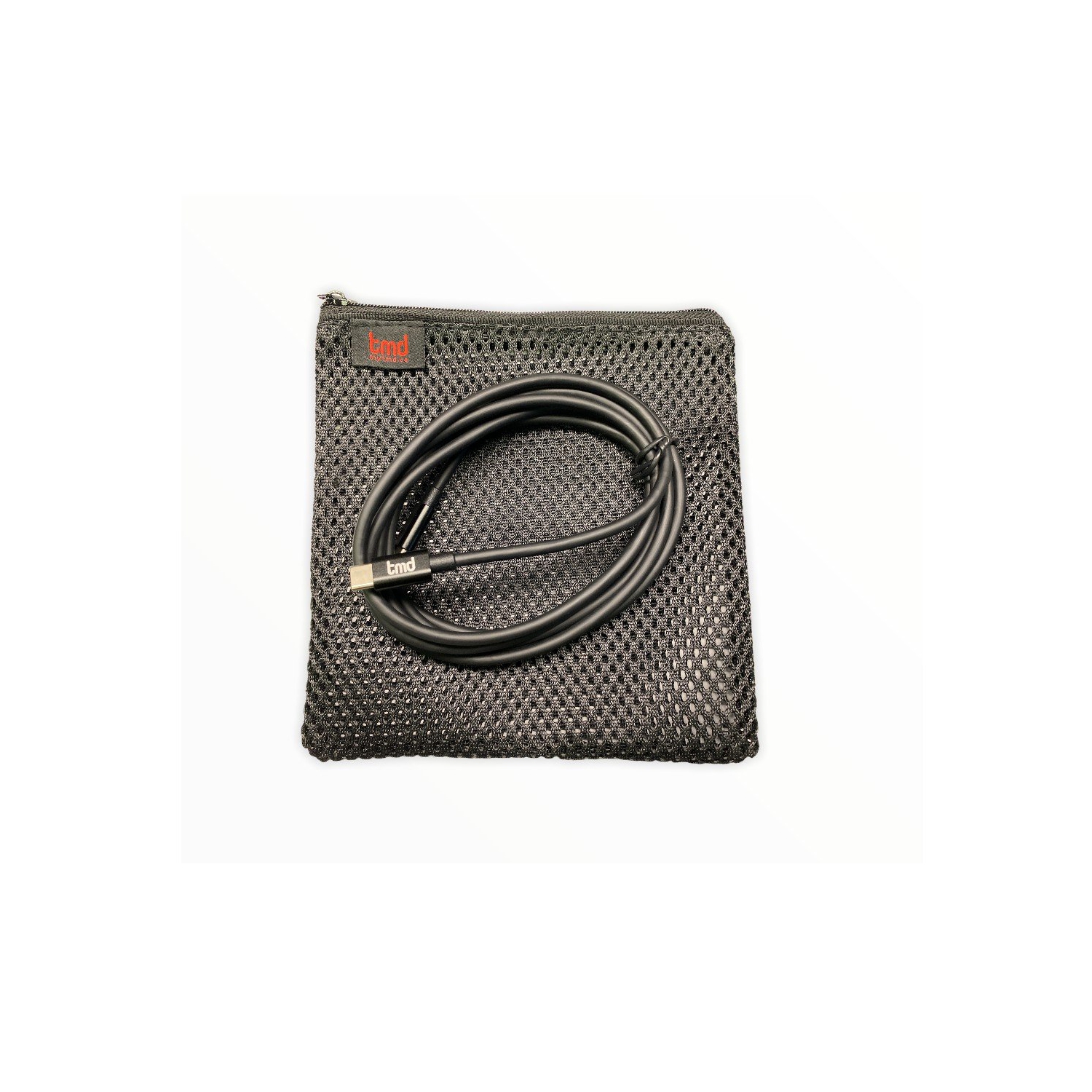 Câble de chargement USB-C à USB-C de 100 W de 2 m de tmd - Noir