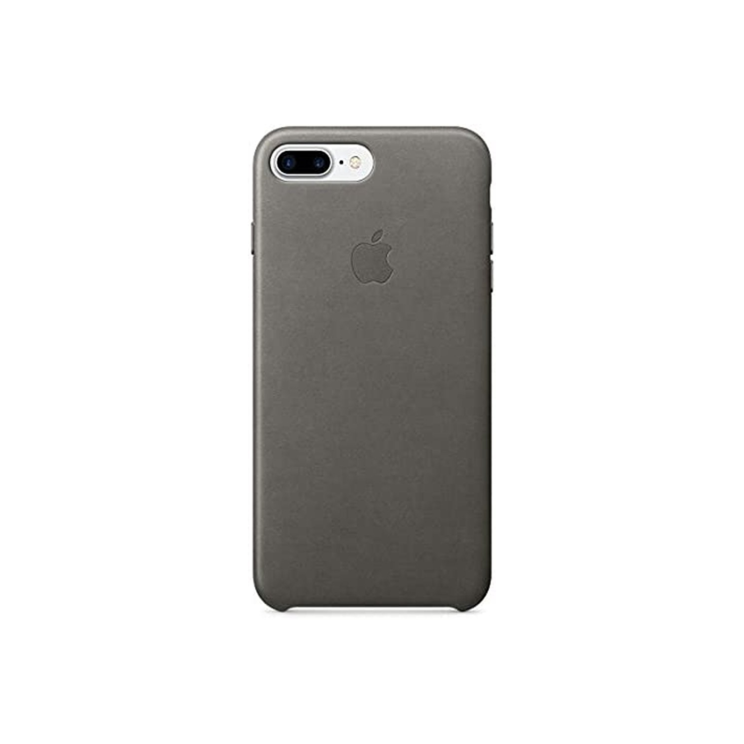 Apple - iPhone 7 Plus Leather Case - Storm Gray