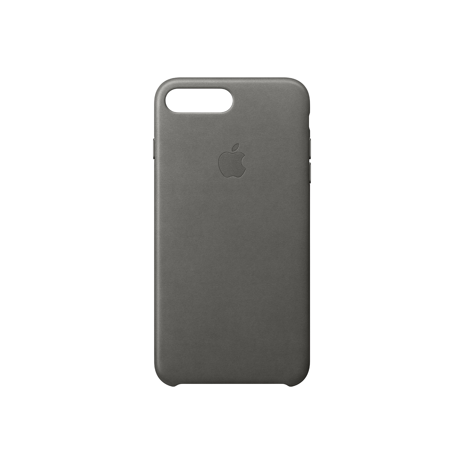 Apple - iPhone 7 Plus Leather Case - Storm Gray