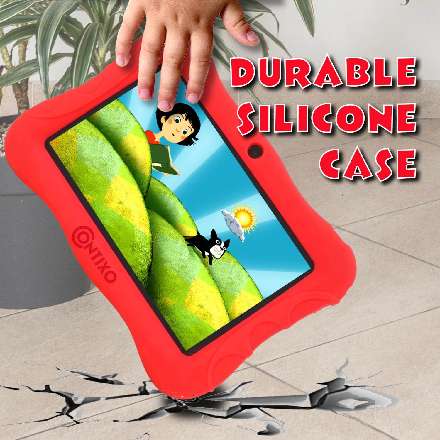 Contixo V9 Kids Tablet, 7" Inch HD, Wi-Fi , Educational Apps Pre-Installed, Parental Control - Android 11, 16GB, Learning Tablet for Kids Ages 3-7