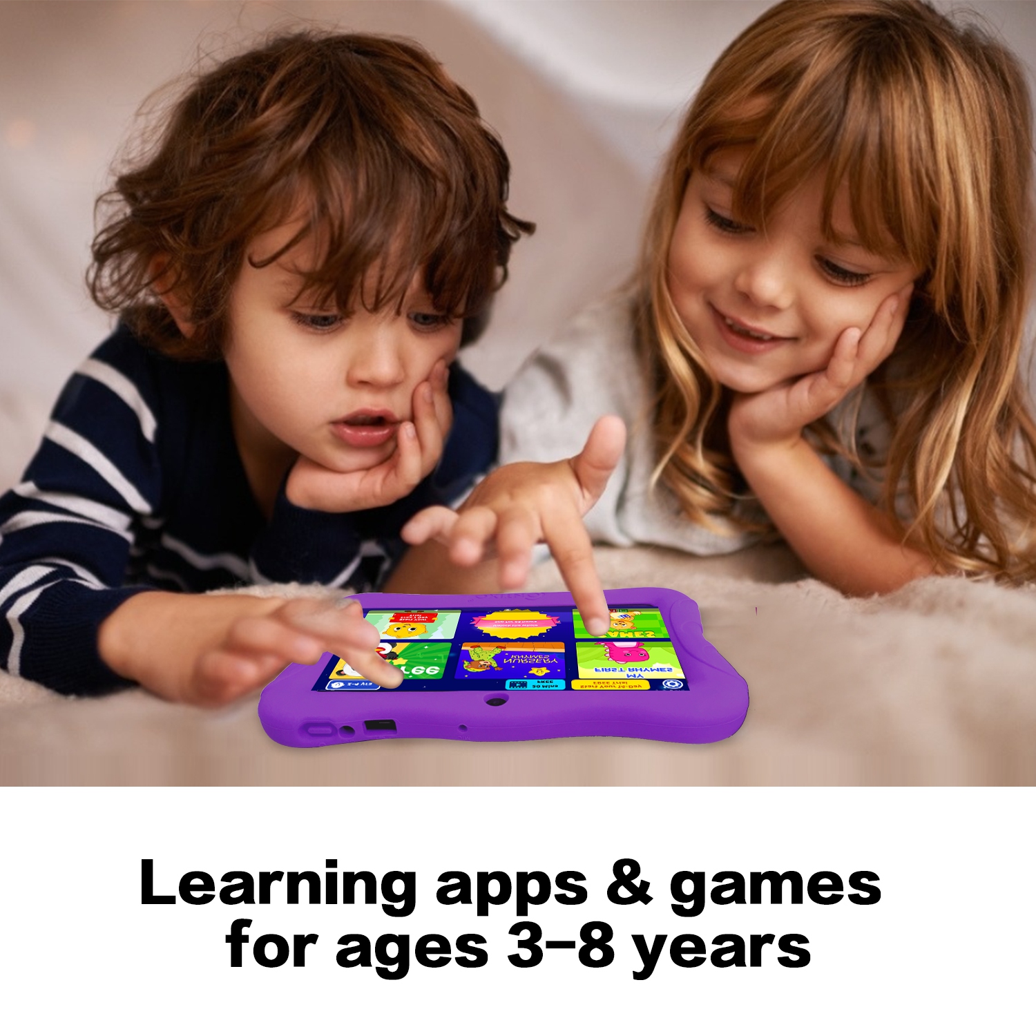 Contixo – Tablette pour enfants de 7&nbsp;po, 50 livres numériques Disney GRATUITS, 32&nbsp;Go, tablette Android éducative pour enfants de 3 à 7 ans,