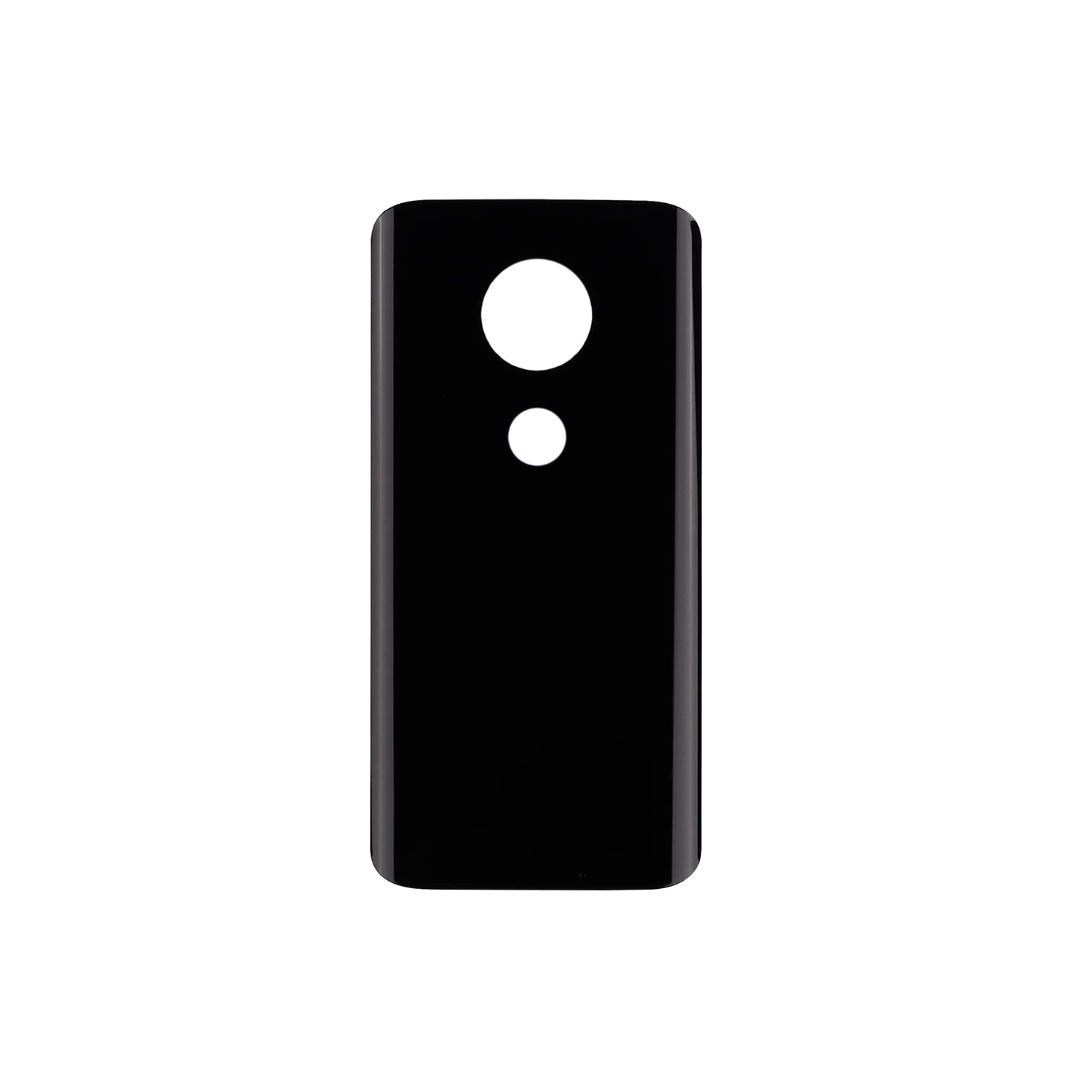 Replacement Back Housing Battery Back Cover Without Camera Lens For Motorola Moto G7 - Black