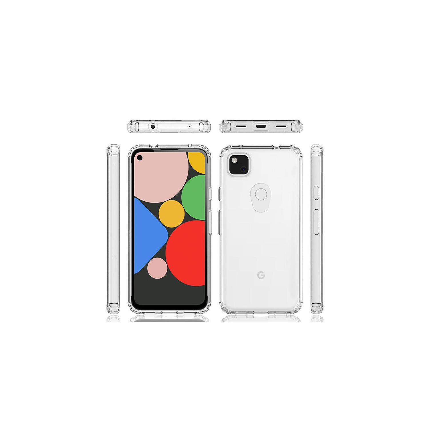 PANDACO Étui rigide ajusté pour Google Pixel 4a