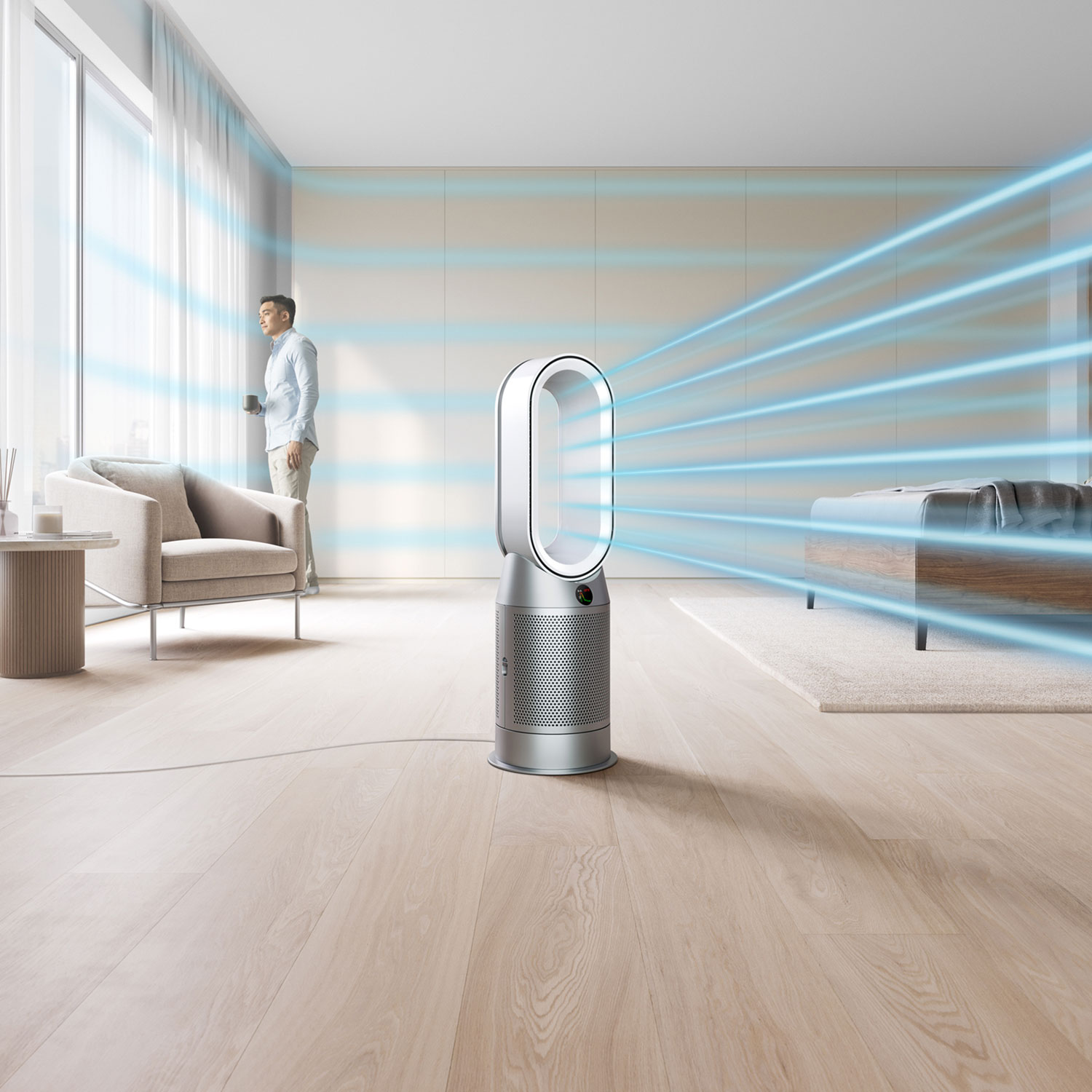 Dyson HP07 Hot+Cool Air Purifier with HEPA Filter - White